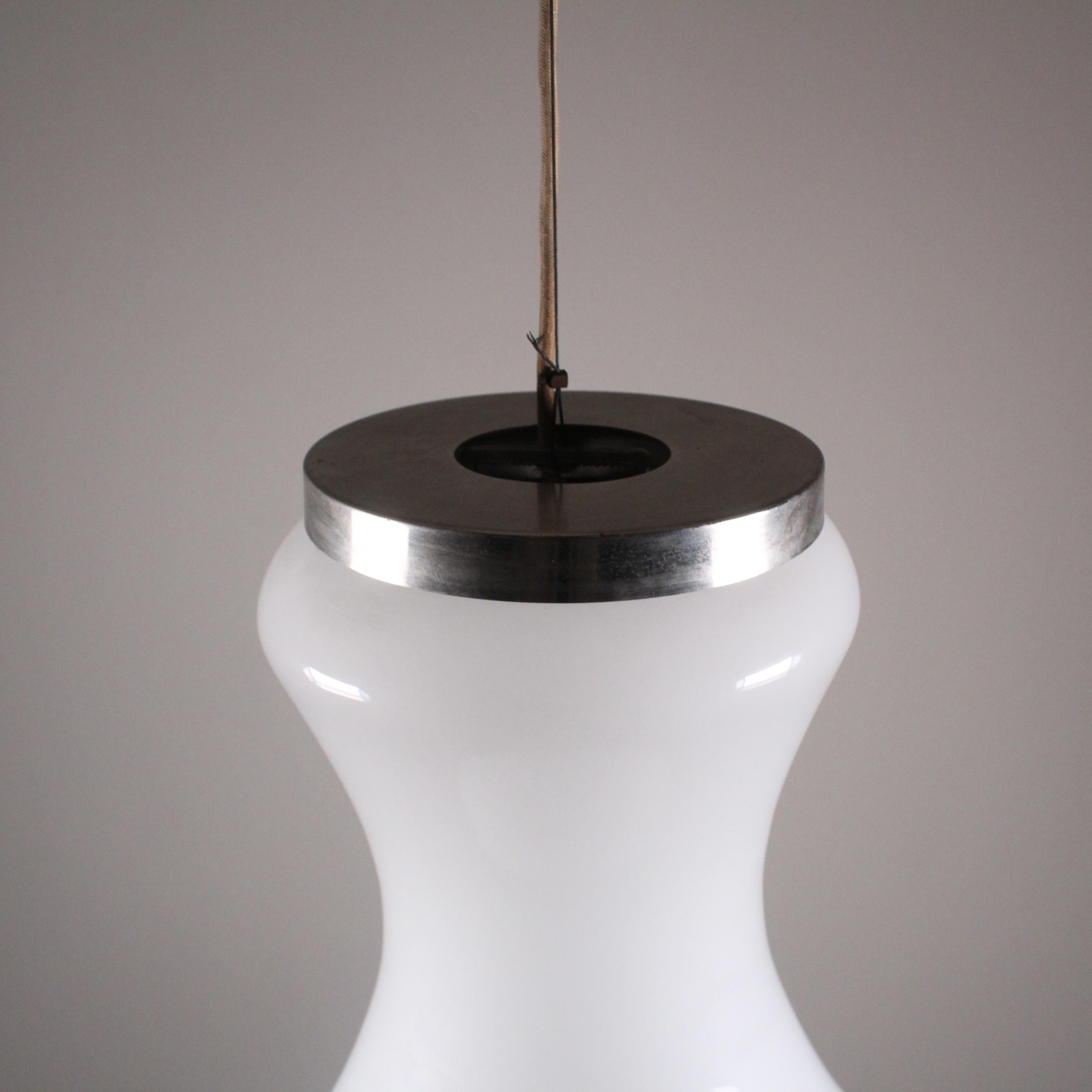 Lampe suspendue en verre de Murano, Gino Vistosi, Vetreria Vistosi, années 1970 en vente 4