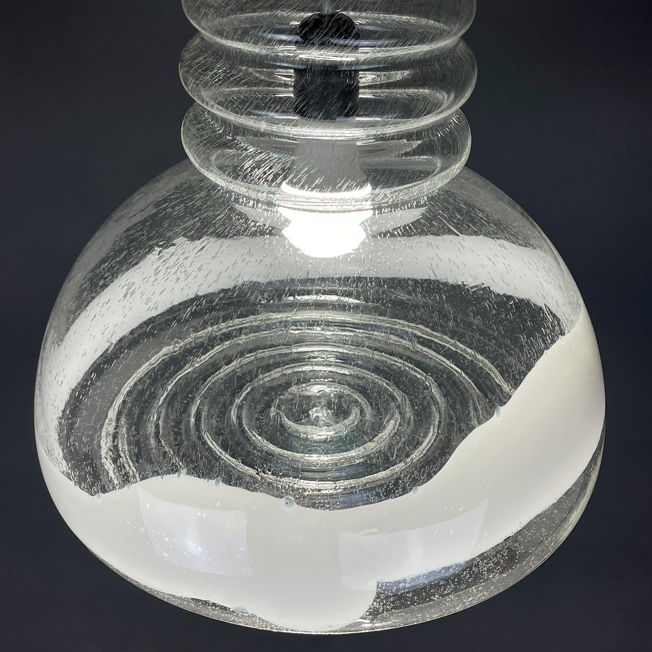 Murano Glass Pendant Lamp Italy, 1960s For Sale 6