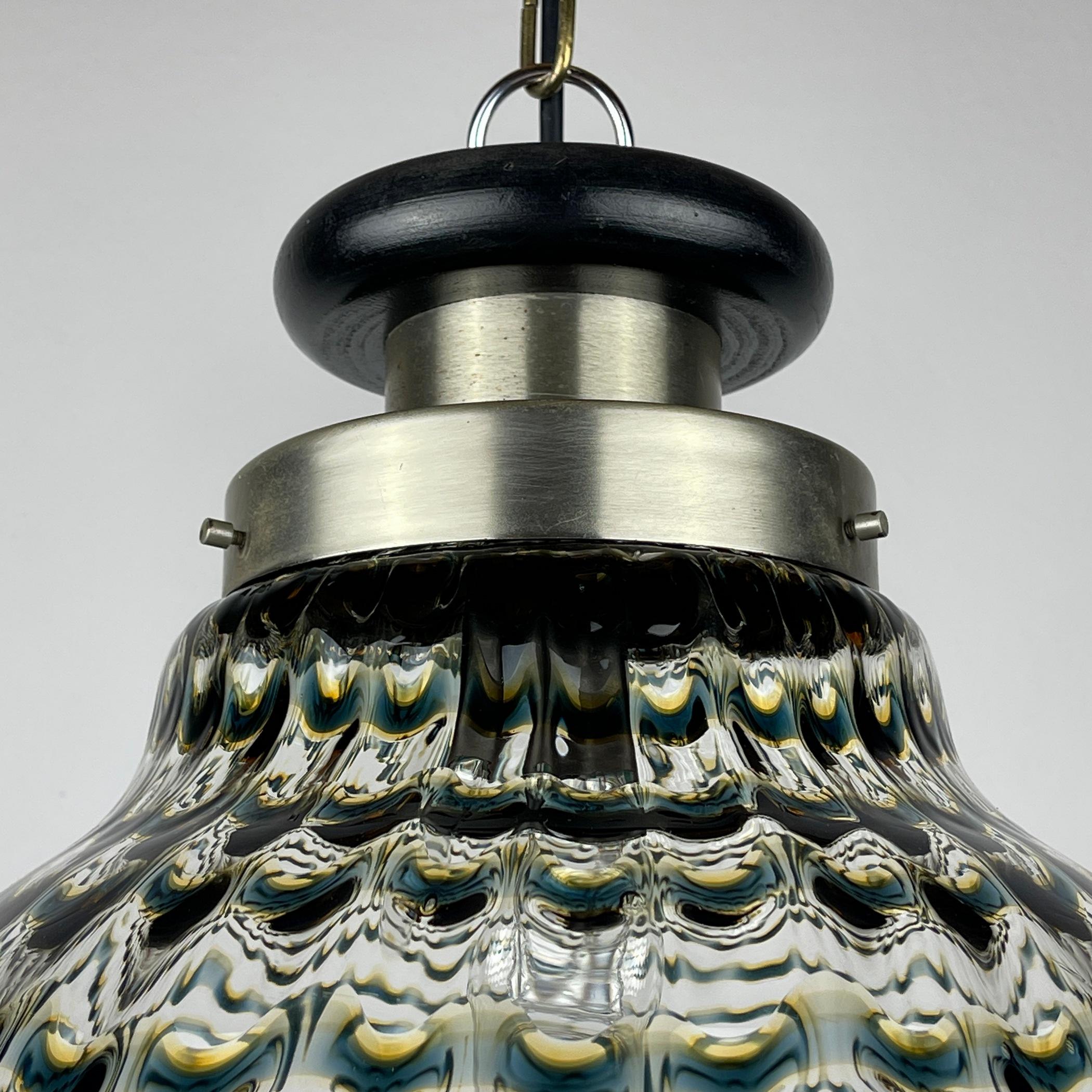 Murano Glass Pendant Lamp Italy 1960s For Sale 6