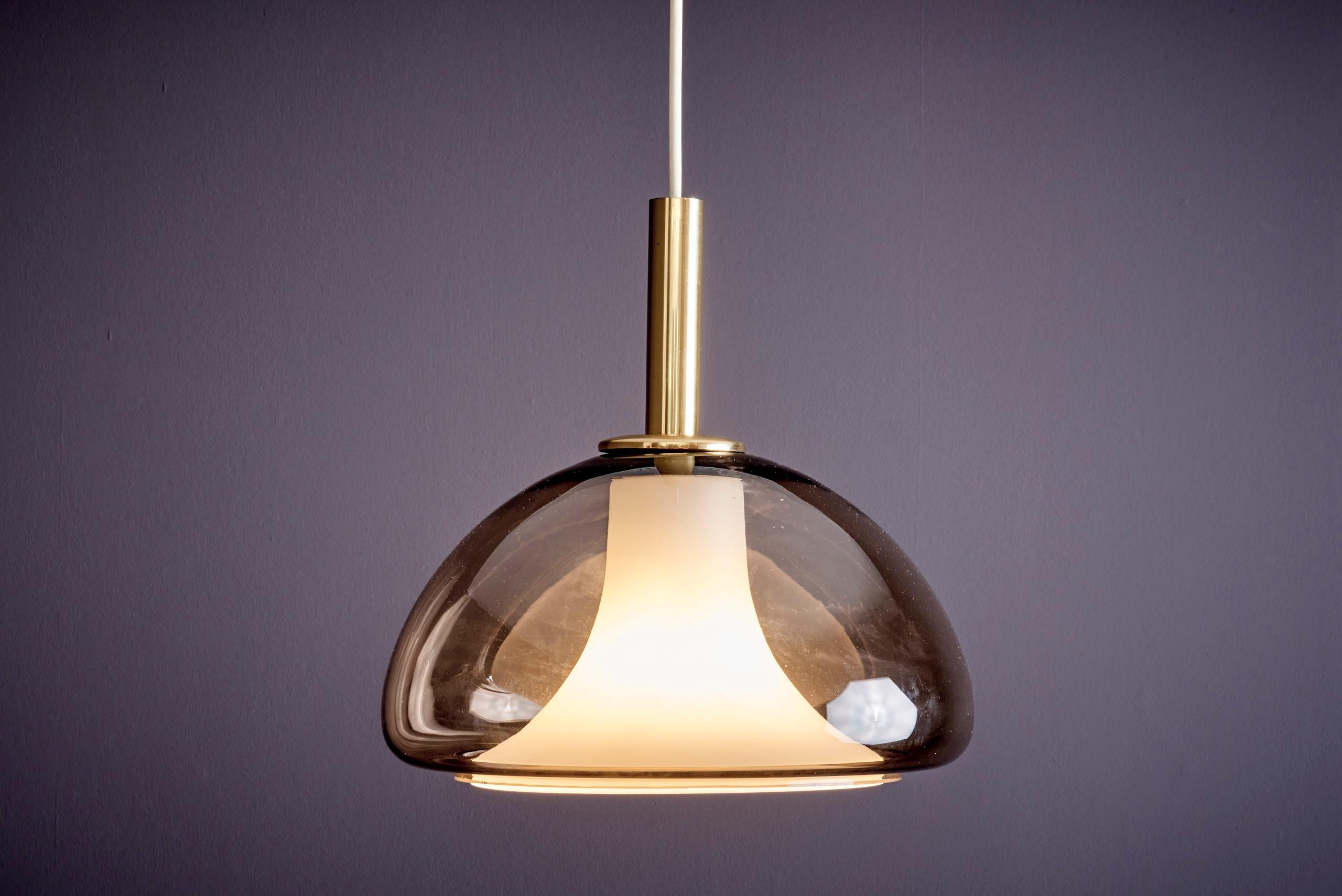 Italiano Lampada a sospensione in vetro di Murano Italia 1960 in vendita