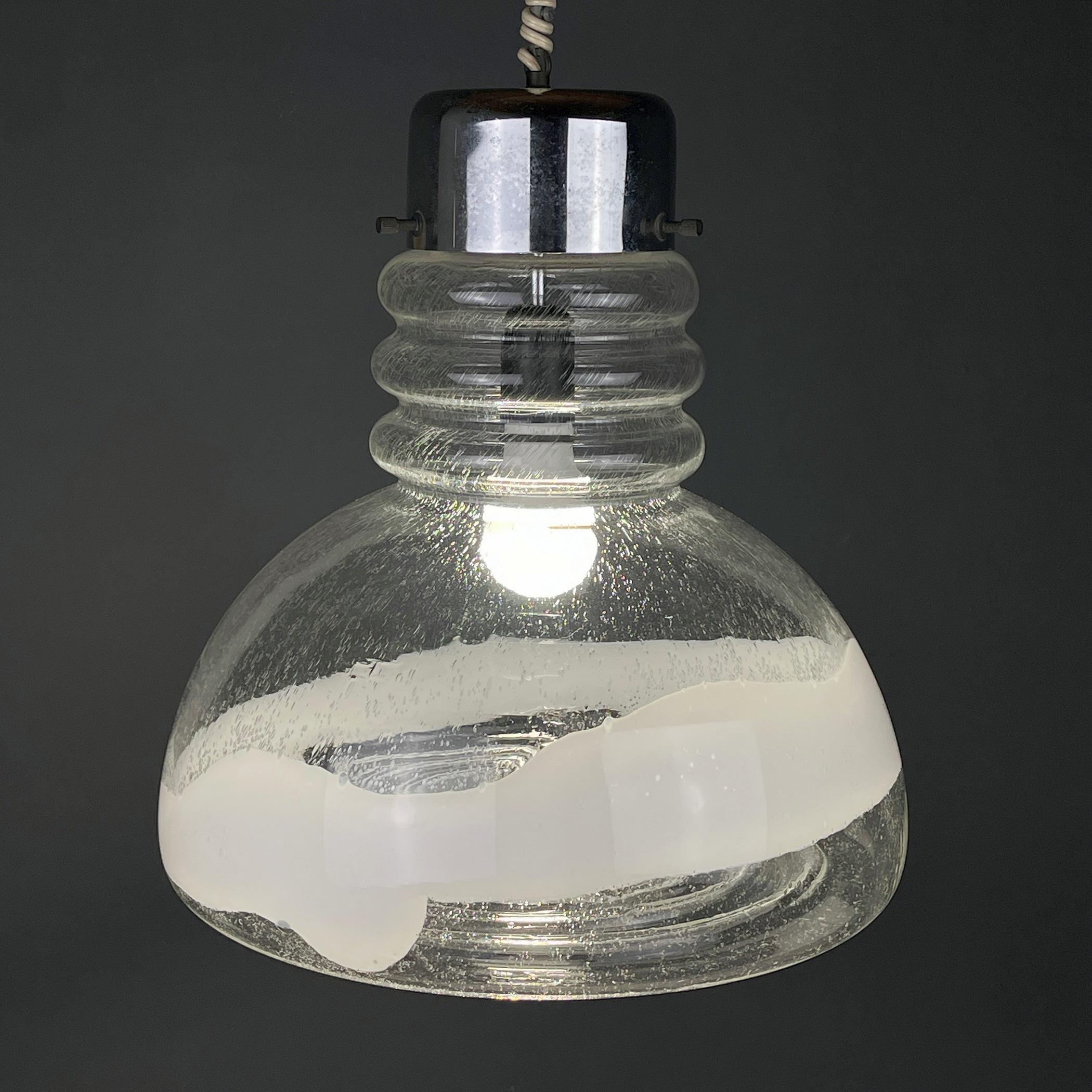 Italian Murano Glass Pendant Lamp Italy, 1960s For Sale