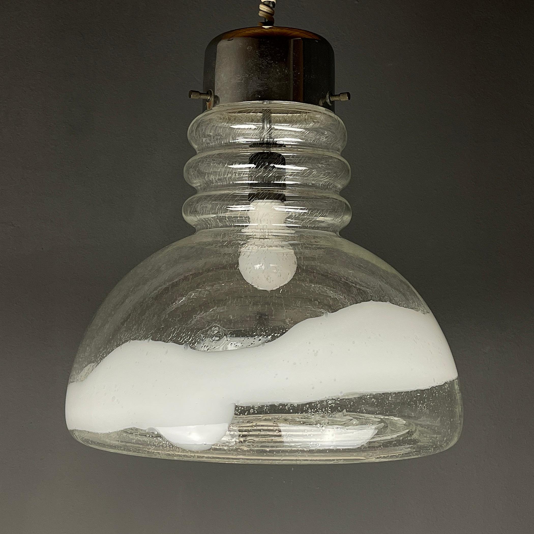20th Century Murano Glass Pendant Lamp Italy, 1960s For Sale