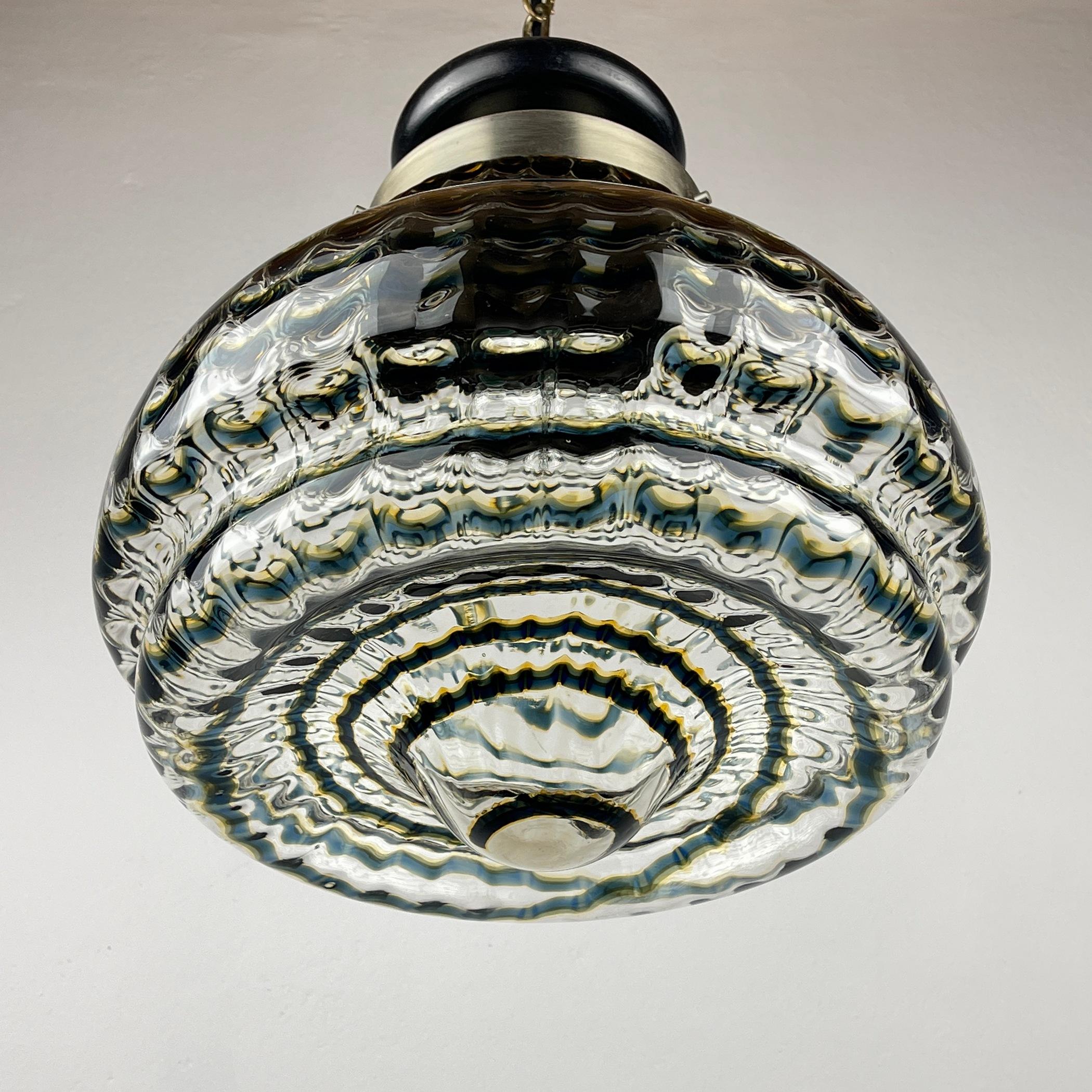 20th Century Murano Glass Pendant Lamp Italy 1960s For Sale