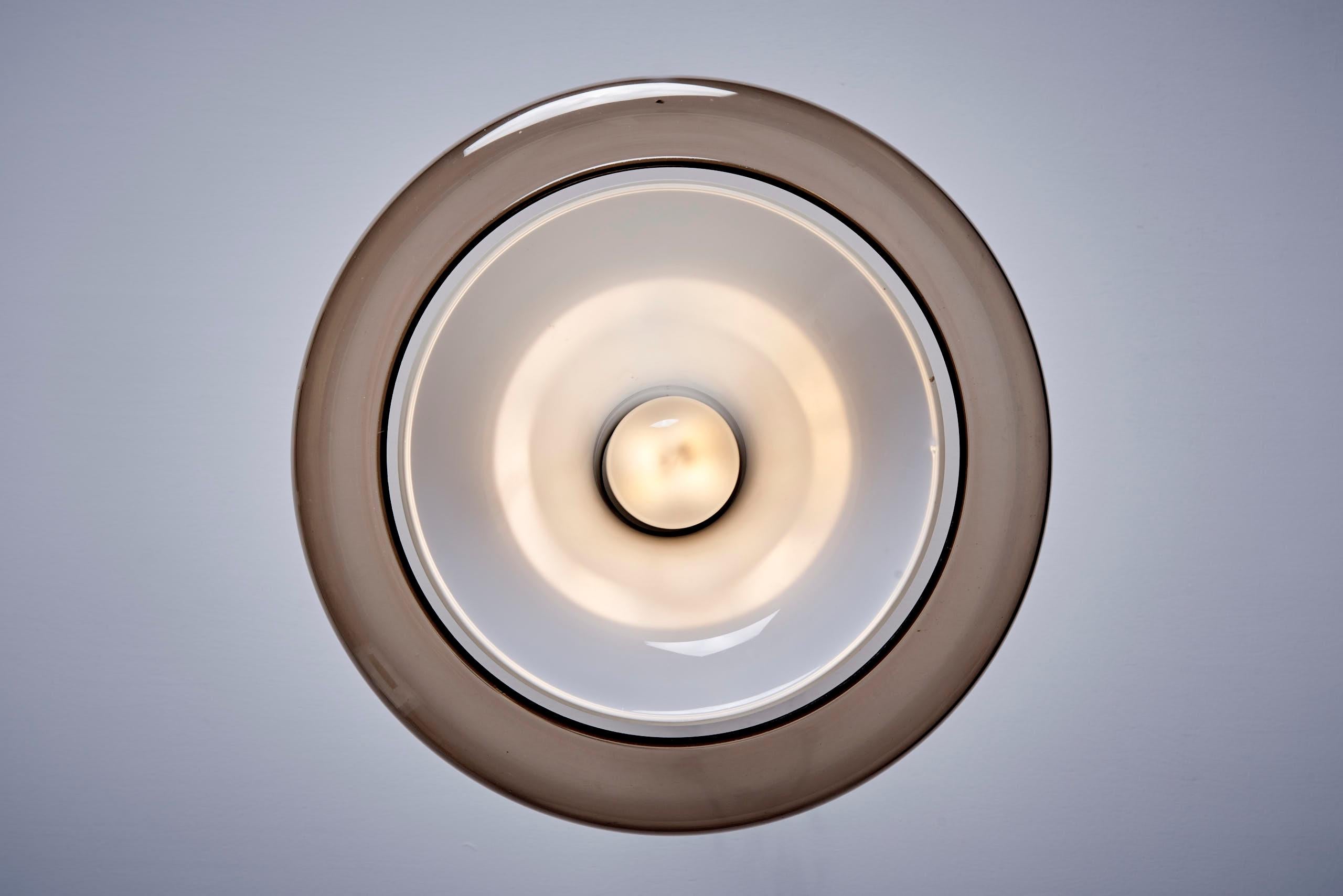 Ottone Lampada a sospensione in vetro di Murano Italia 1960 in vendita