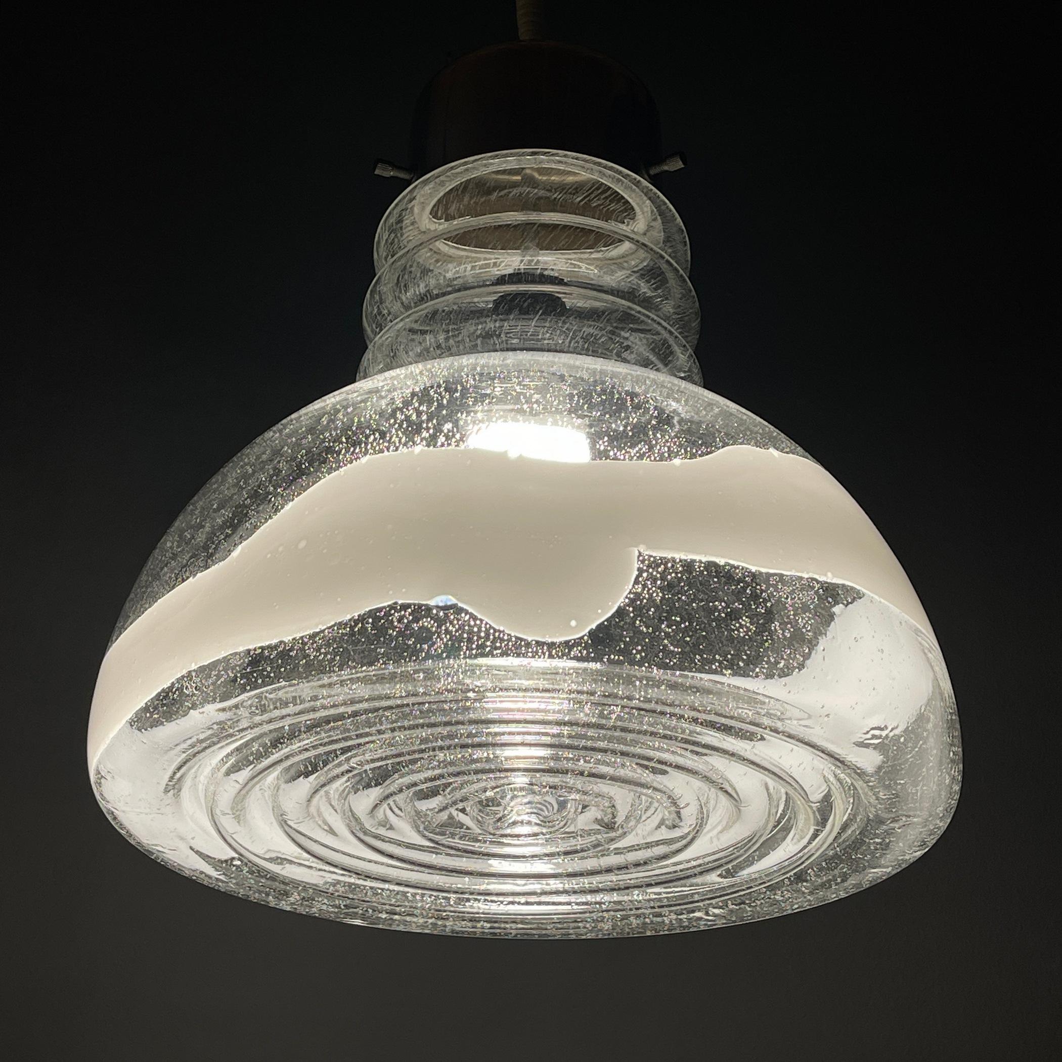 Murano Glass Pendant Lamp Italy, 1960s For Sale 1