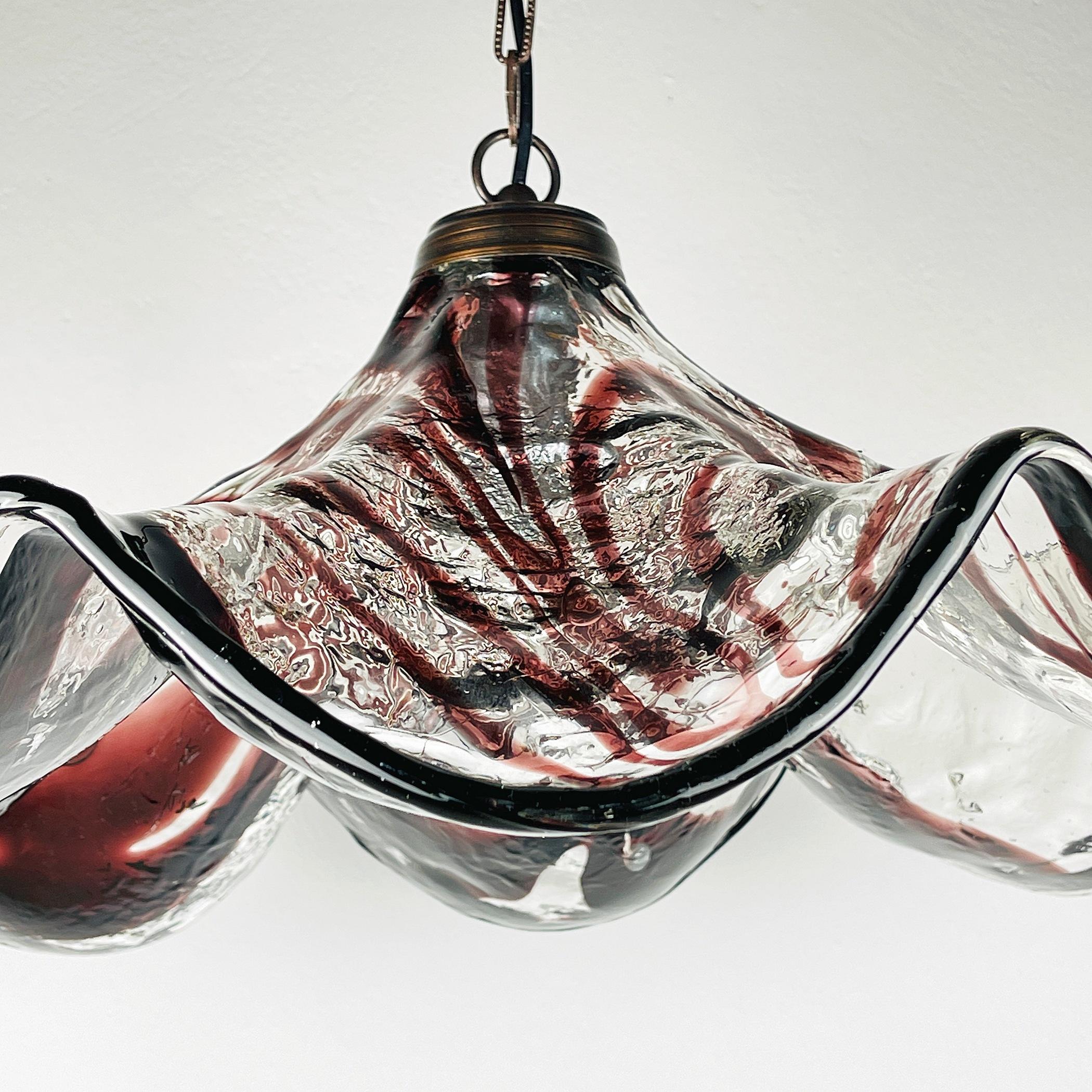 Murano Glass Pendant Lamp, Italy, 1970s  7