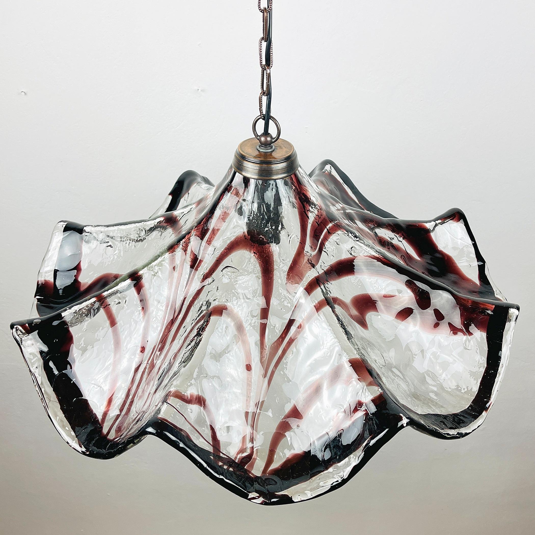 Murano Glass Pendant Lamp, Italy, 1970s  2