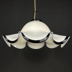 Murano Glass Pendant Lamp Italy '80s