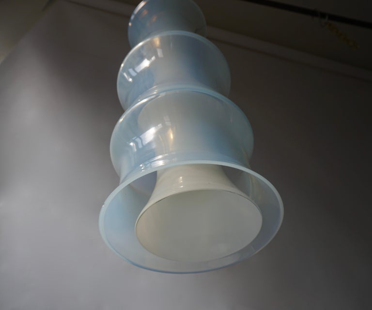 Murano Glass Pendant Light by Carlo Nason, A.V. Mazzega, Italy, circa 1970 For Sale 5