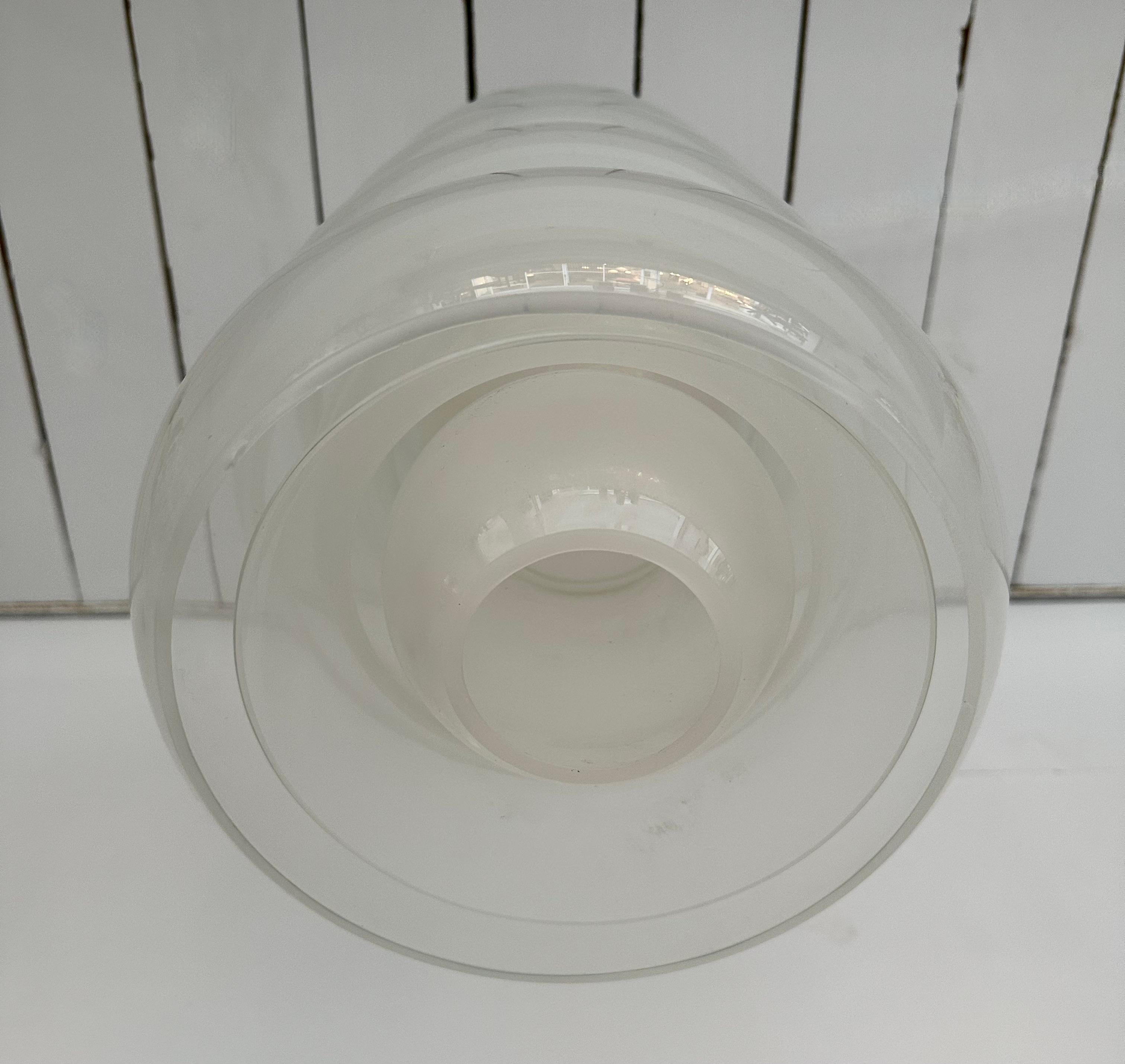 Murano Glass Pendant Light by Carlo Nason for Mazzega, Italy, 1970s 1