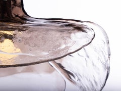 1960 Italy Mazzega Tulip Pendant Lamp Smoked Murano Glass by Carlo Nason