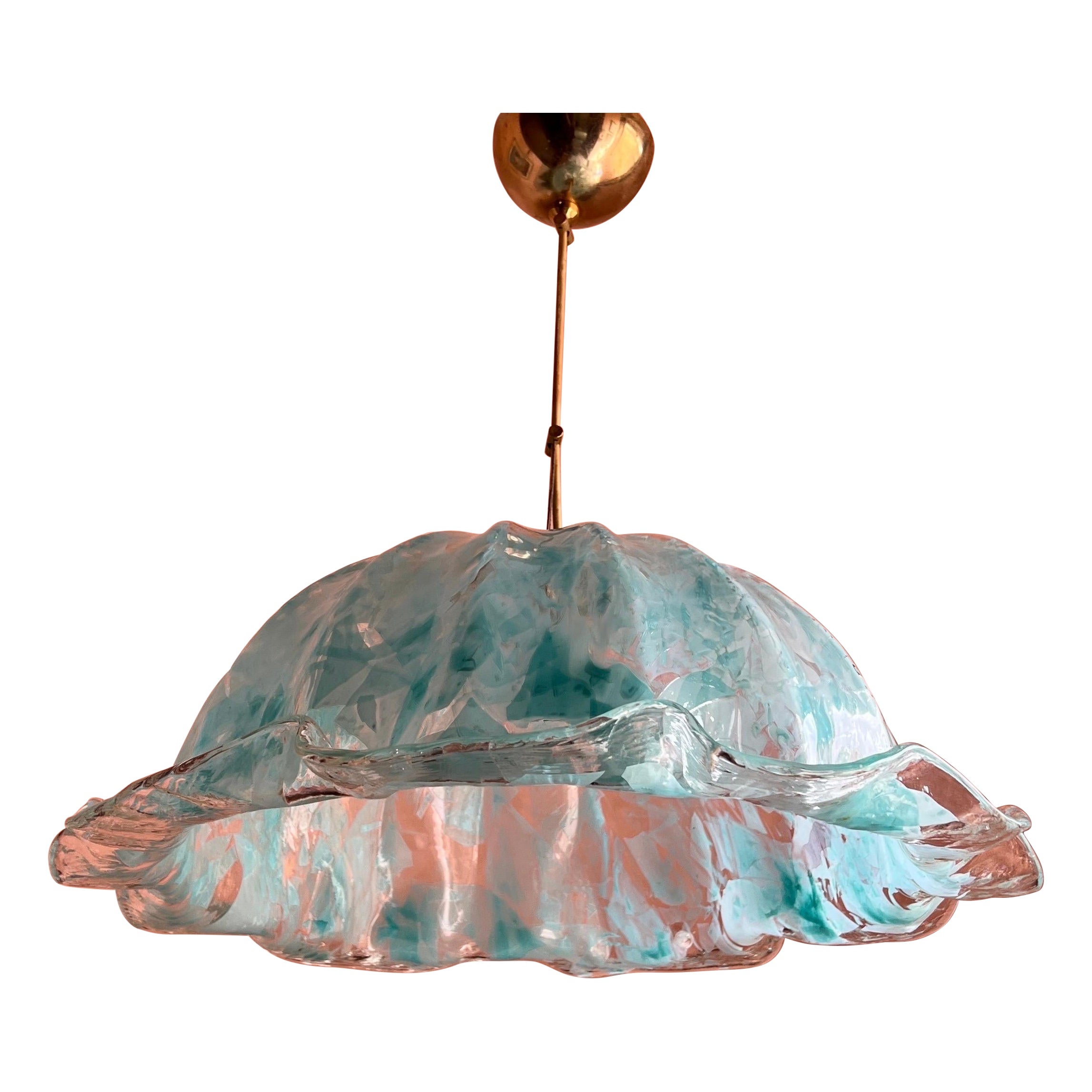 Murano Glass Pendant Light by La Murrina Italy 1970s