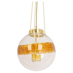 Murano Glass Pendant Light Designed by Kaiser, Germany, 1960s