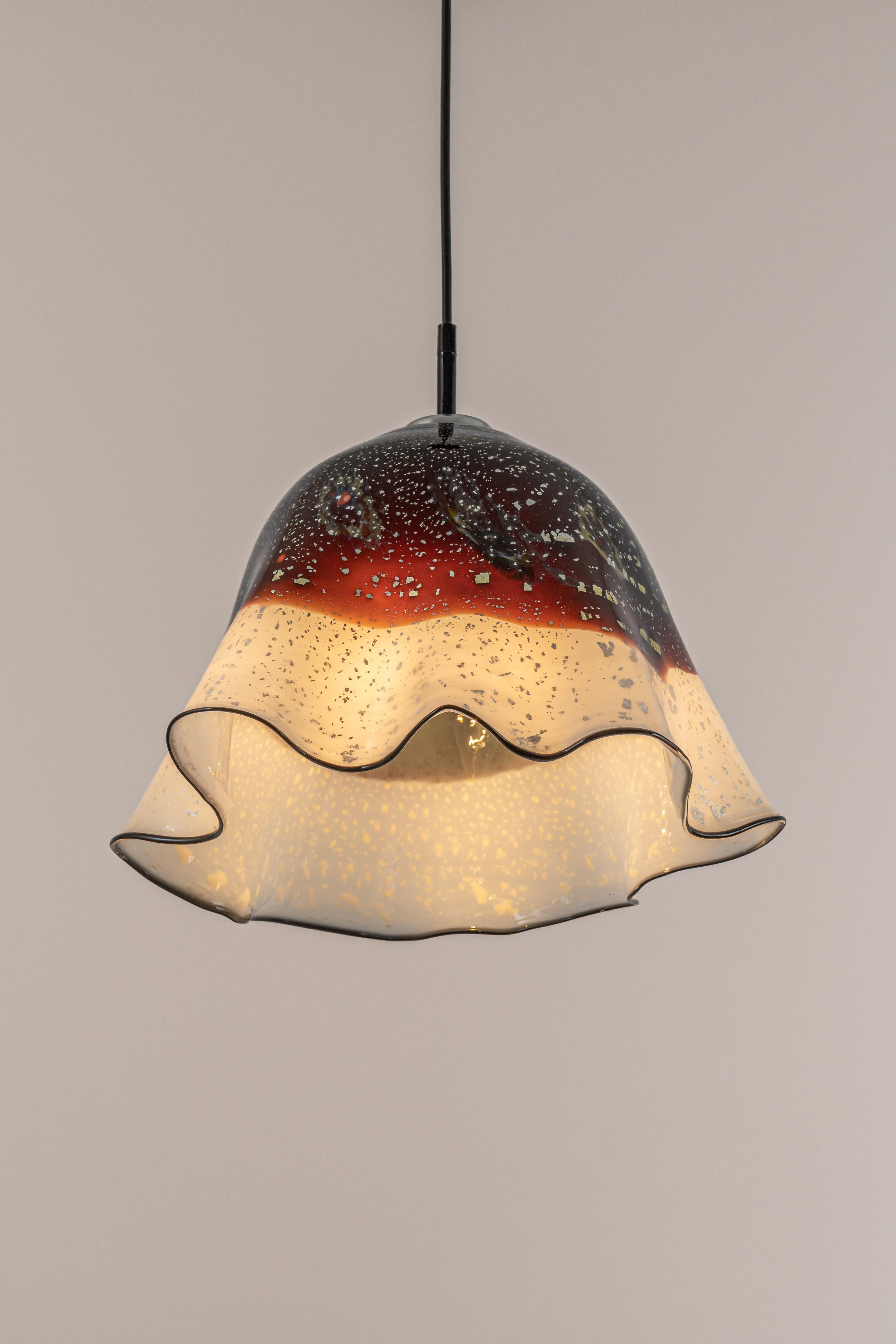 Lampe suspendue en verre de Murano Design/One Lighting, Autriche, années 1970 en vente 3