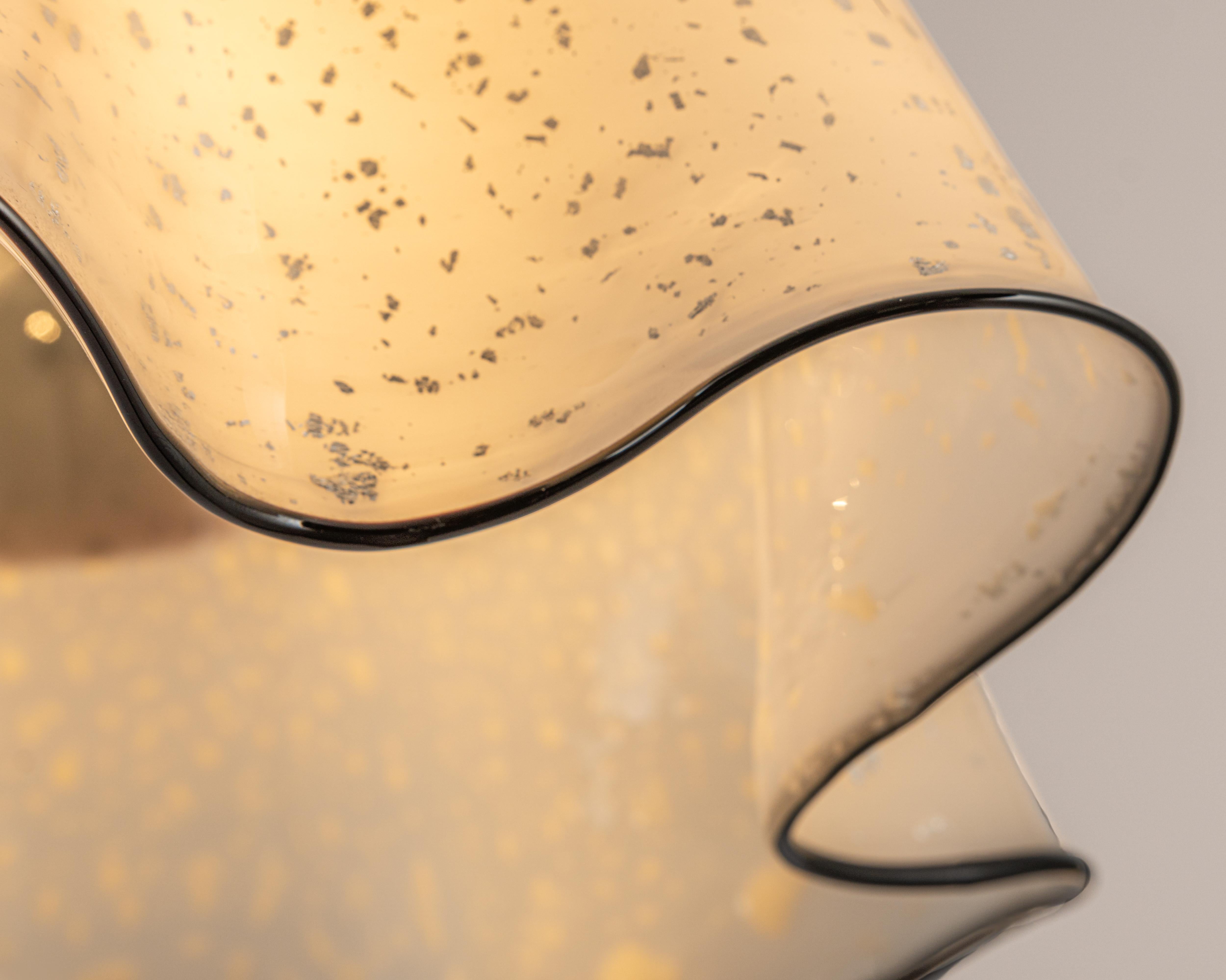 Lampe suspendue en verre de Murano Design/One Lighting, Autriche, années 1970 en vente 5