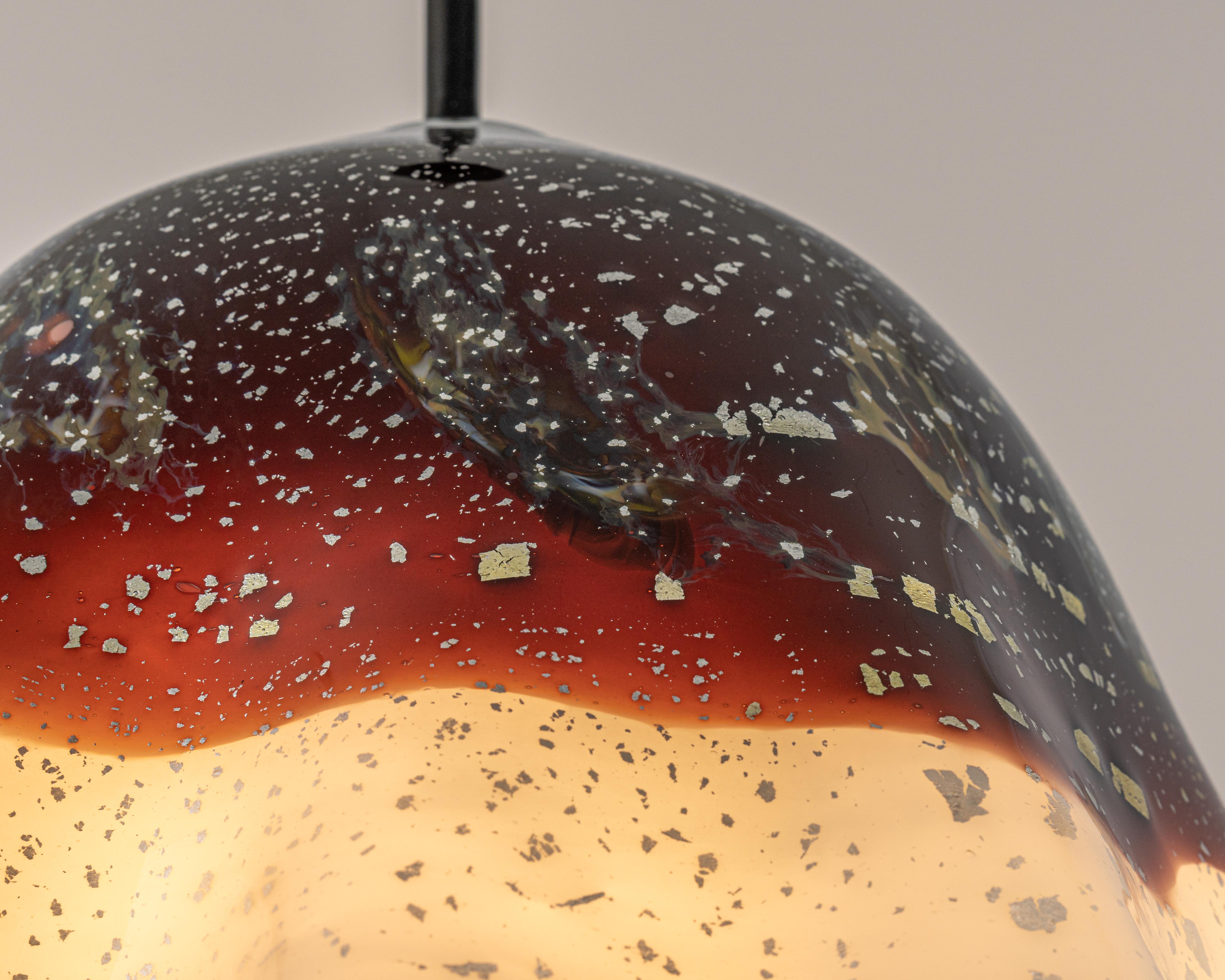 Lampe suspendue en verre de Murano Design/One Lighting, Autriche, années 1970 en vente 6