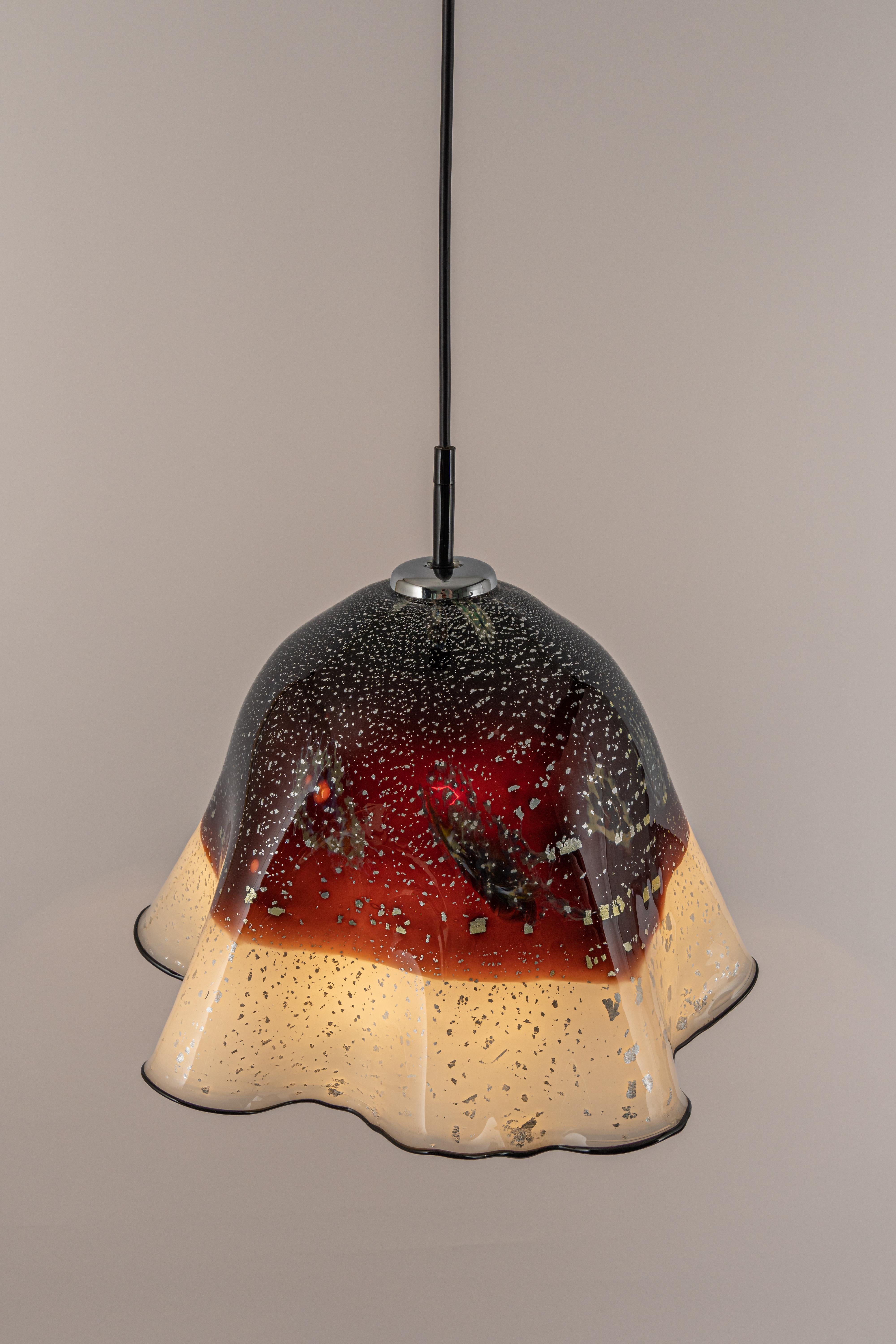 Lampe suspendue en verre de Murano Design/One Lighting, Autriche, années 1970 en vente 7