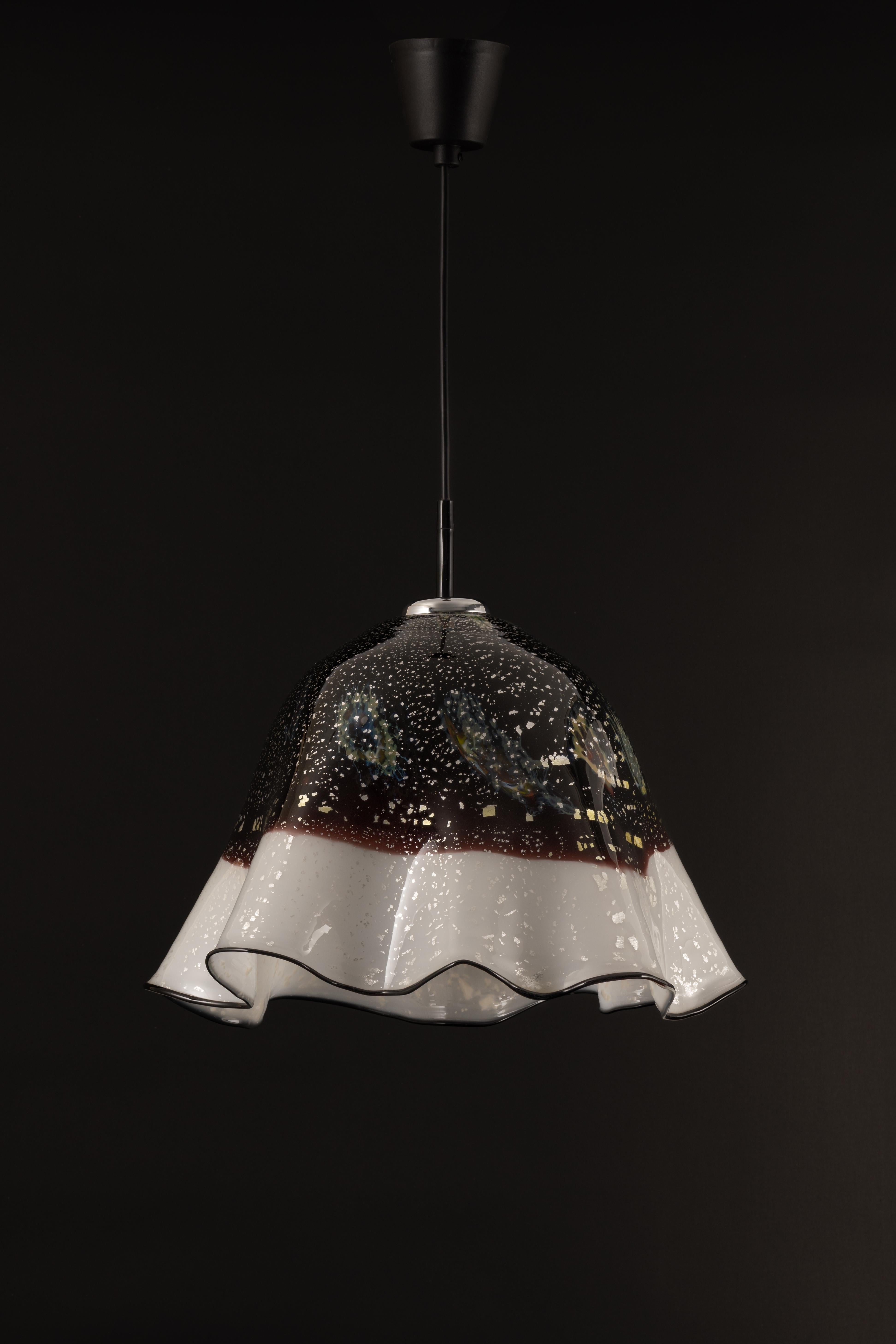 Lampe suspendue en verre de Murano Design/One Lighting, Autriche, années 1970 en vente 8