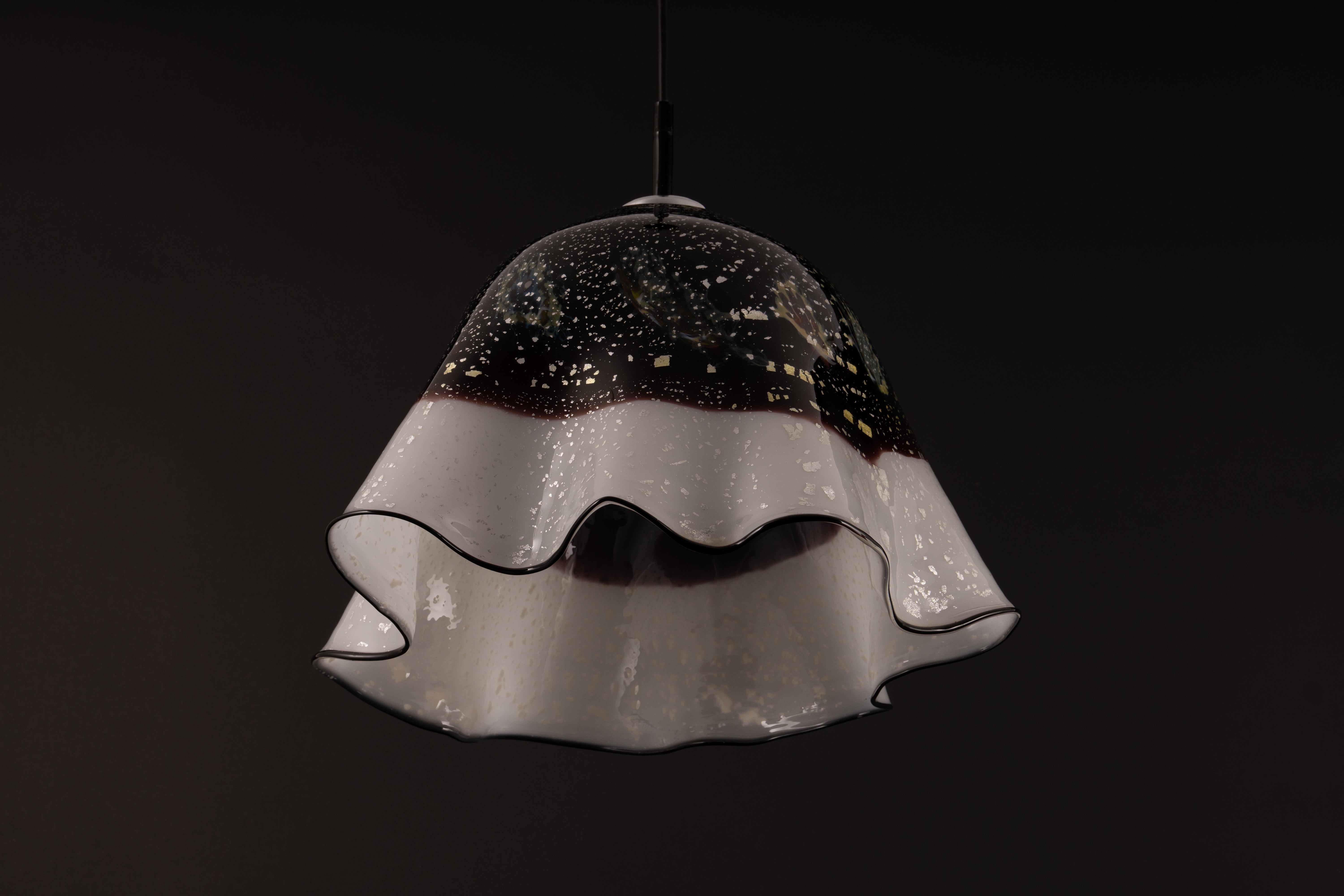 Lampe suspendue en verre de Murano Design/One Lighting, Autriche, années 1970 en vente 9
