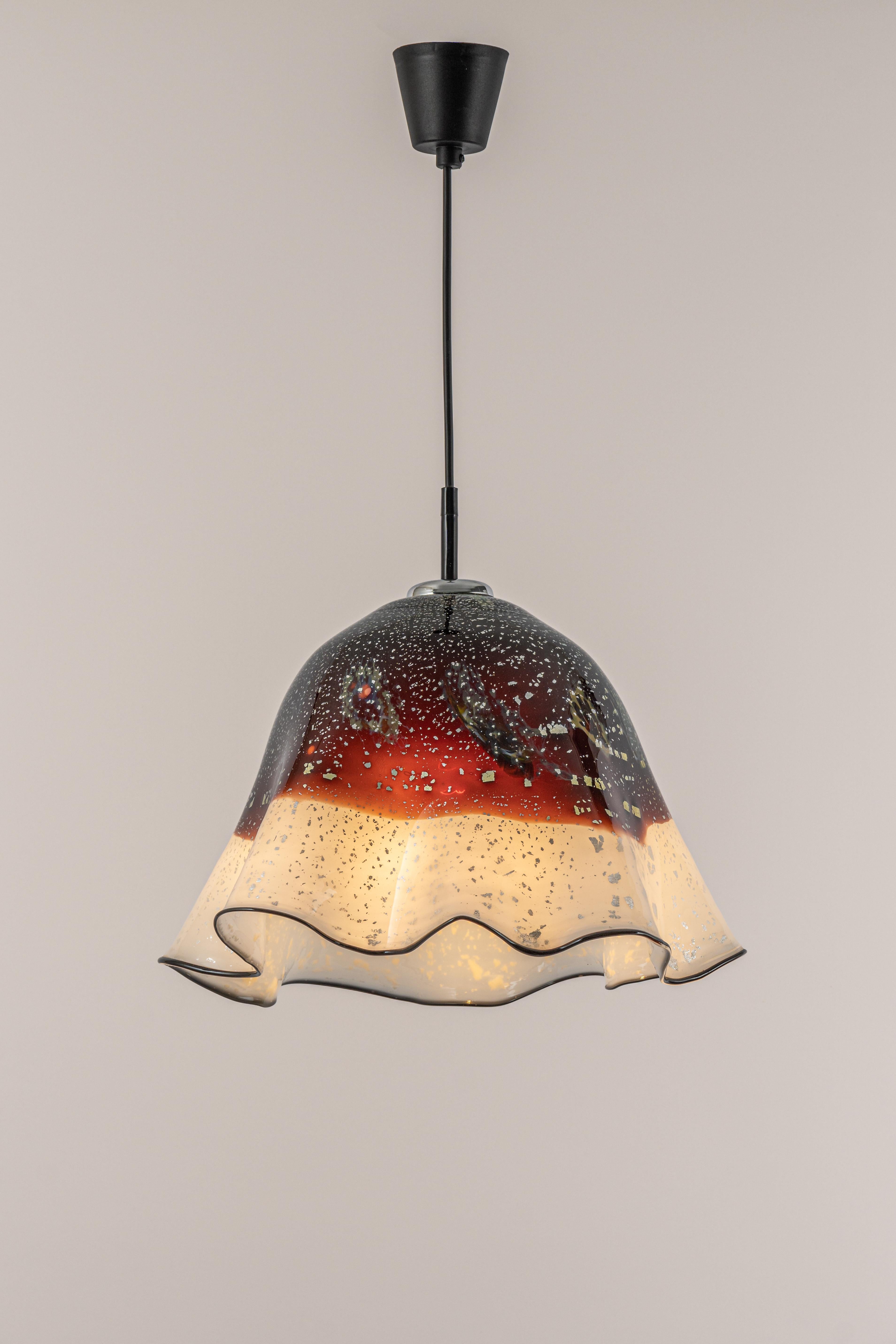 Murano Glass Pendant Light Designed by Kalmar, Austria, 1970s 2