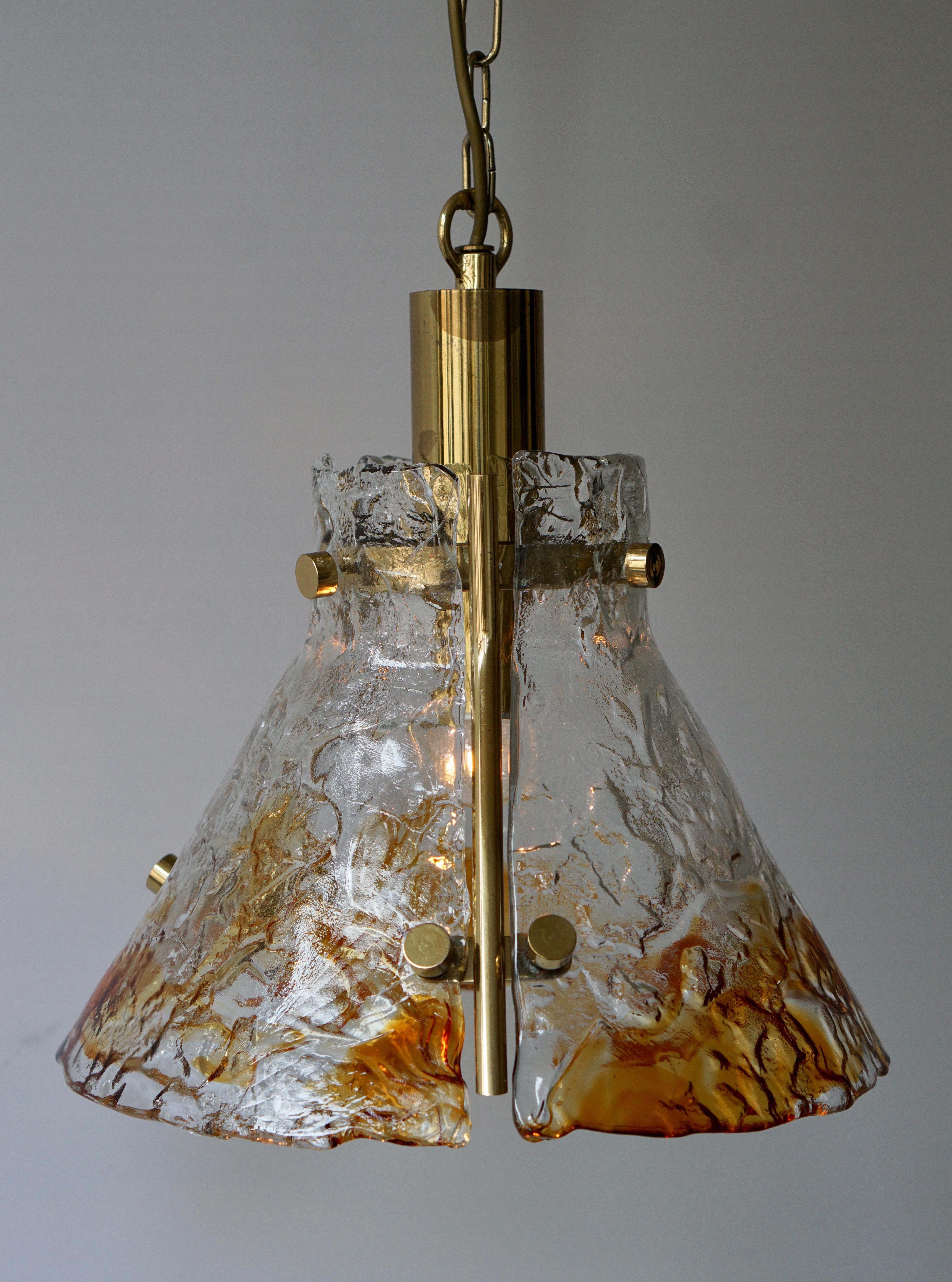 Lampe à suspension en verre de Murano, Italie Bon état - En vente à Antwerp, BE