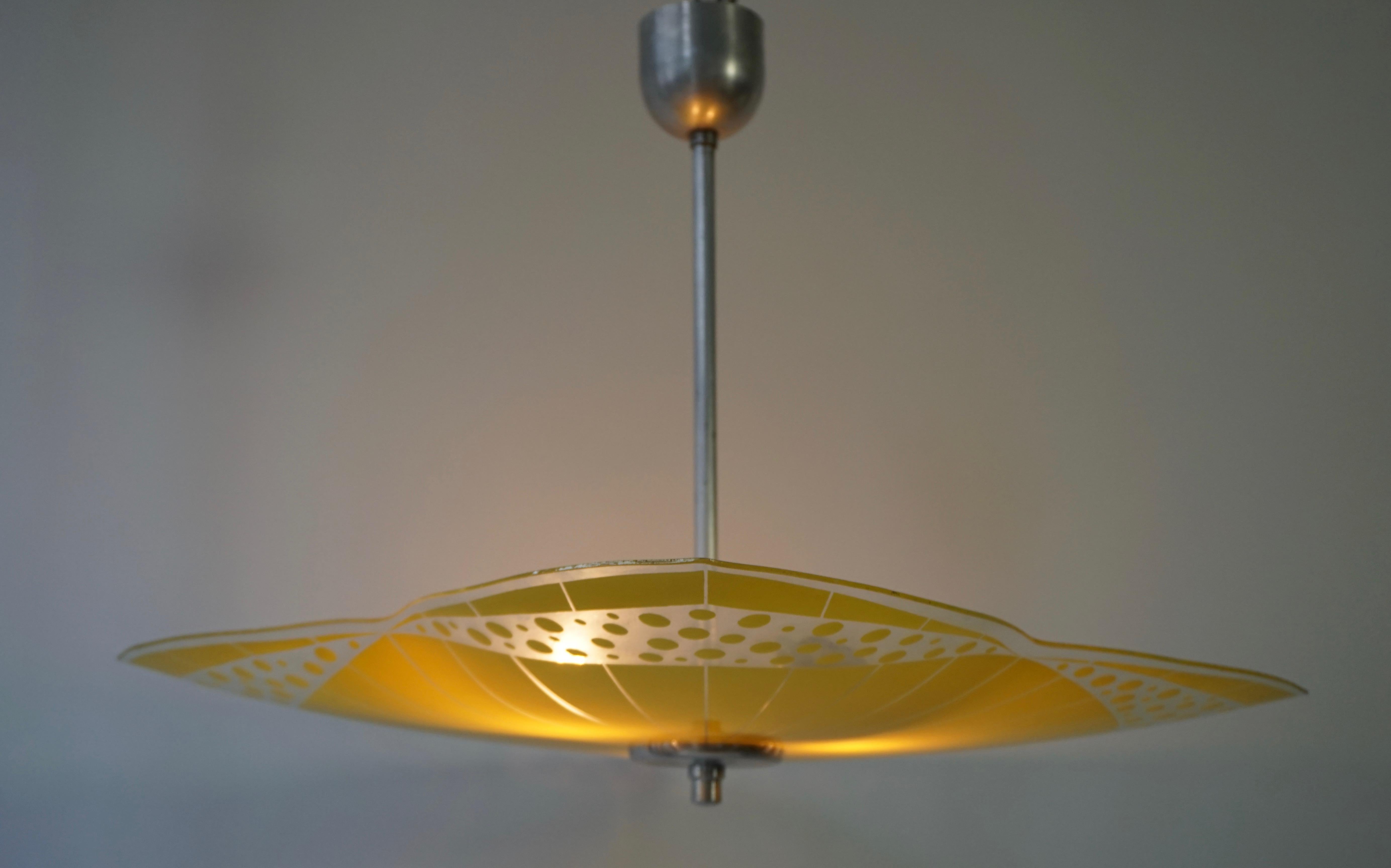 Murano Glass Pendant Light, Italy For Sale 1