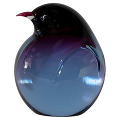 Murano Glass Penguin Sculpture by Livio Seguso, 1980's