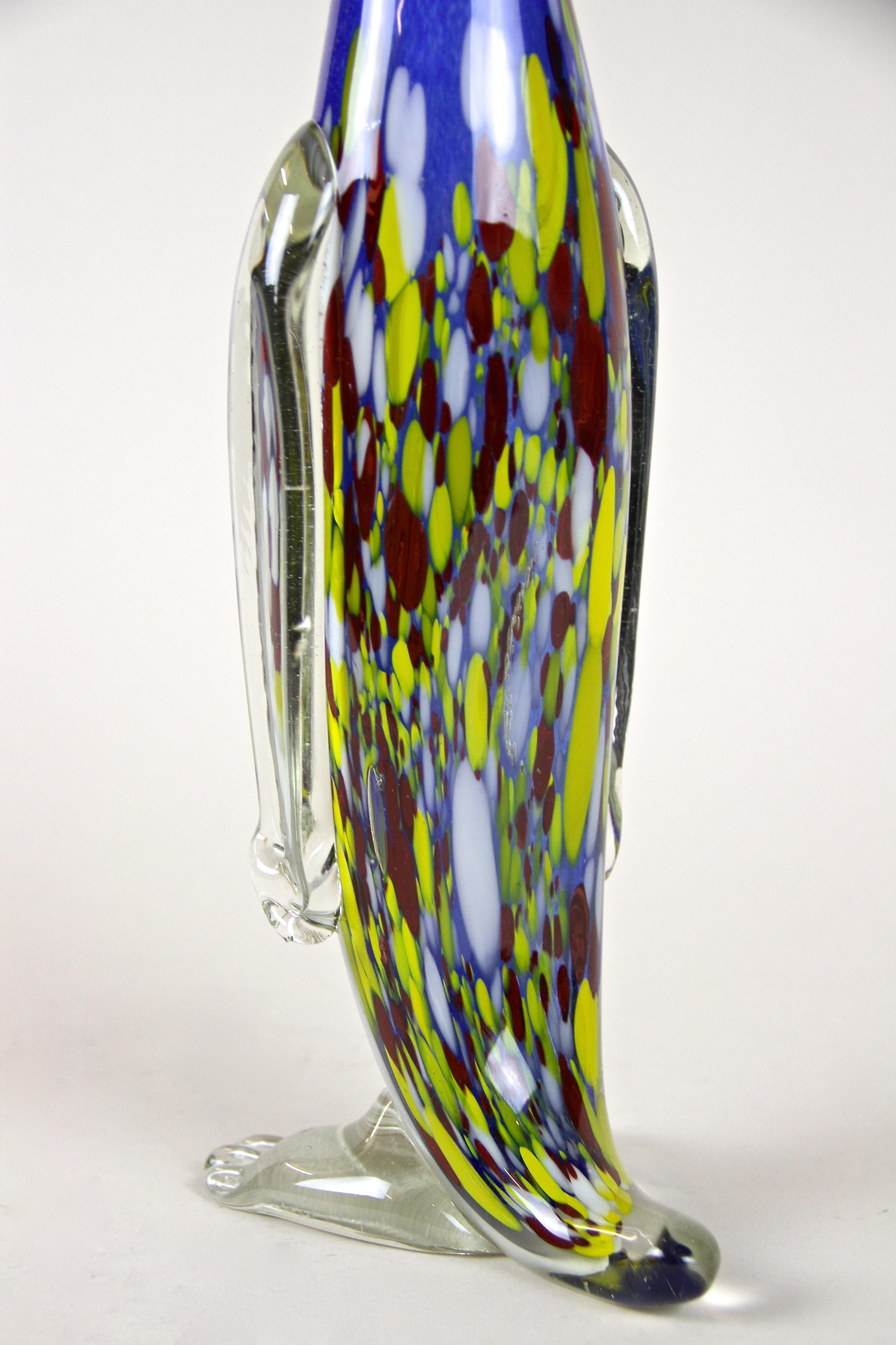 Murano Glass Penguin Vase Mid Century, Italy circa 1960 For Sale 4