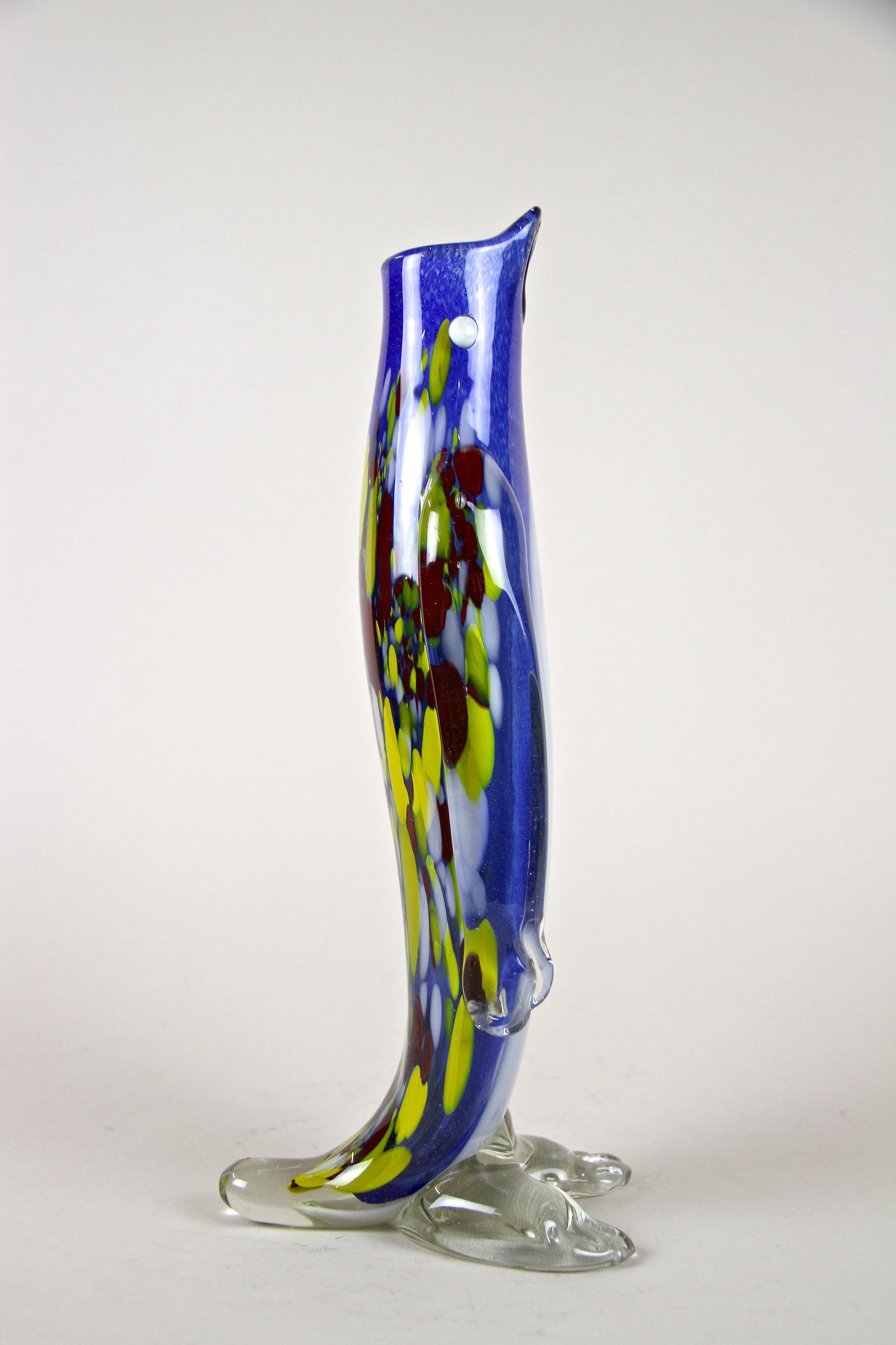 Italian Murano Glass Penguin Vase Mid Century, Italy circa 1960 For Sale