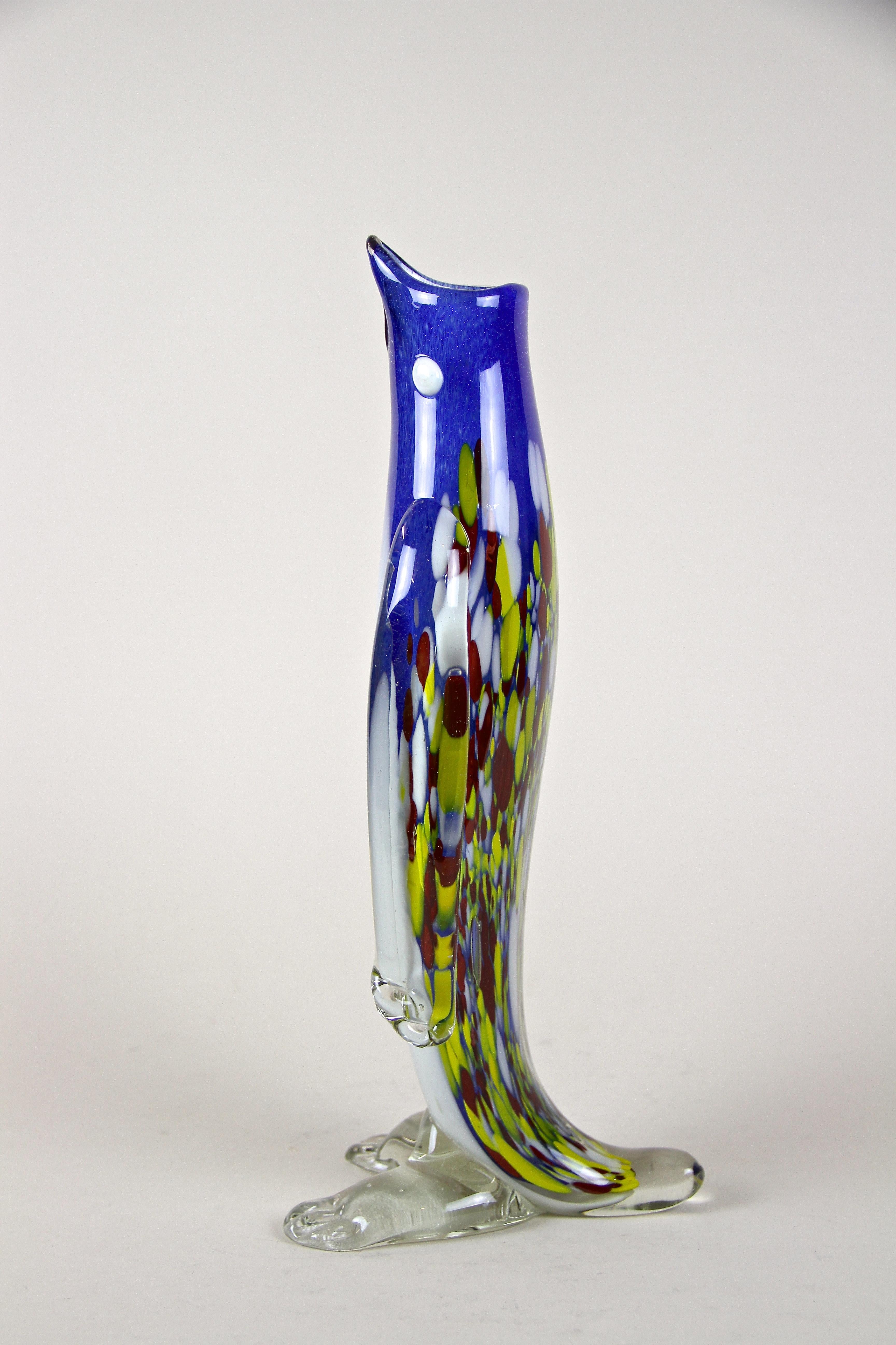 Murano Glass Penguin Vase Mid Century, Italy circa 1960 For Sale 3