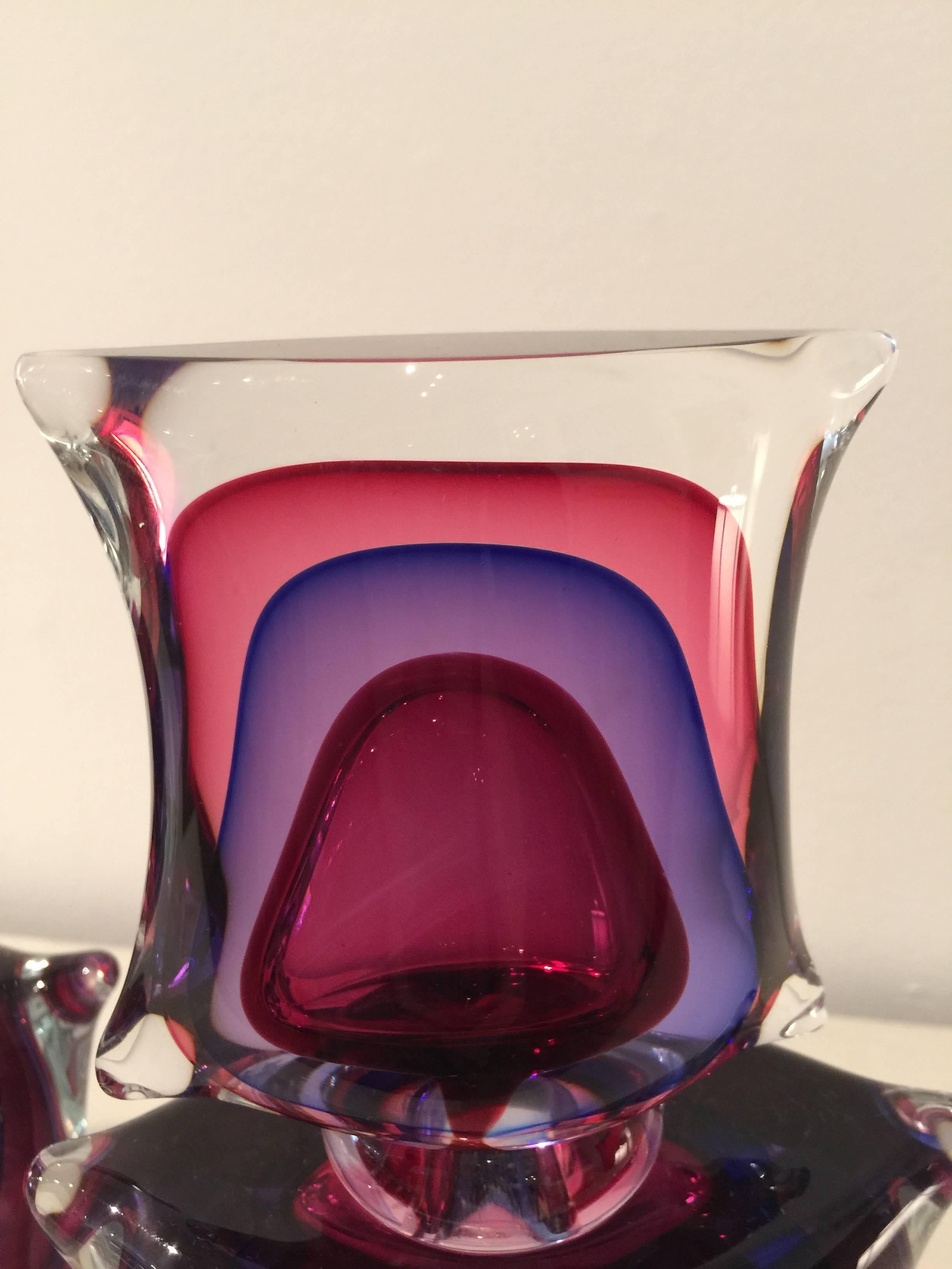 One Murano Glass Perfume Bottles by Luigi Onesto For Sale 1