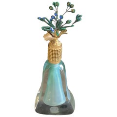 Murano Glass Perfume Bottle with Top by Irice