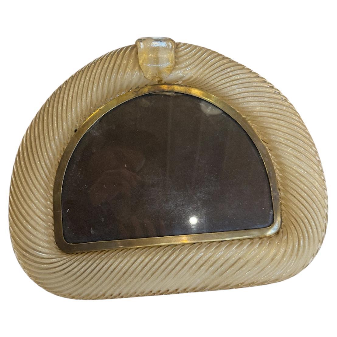 Murano Glass Photo Frame by Tommaso Barbi, 1970s en venta