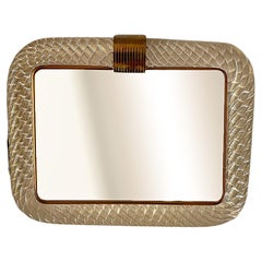 Murano Glass Picture Frame, Landscape Aperture by Barovier and Toso c. 1950s