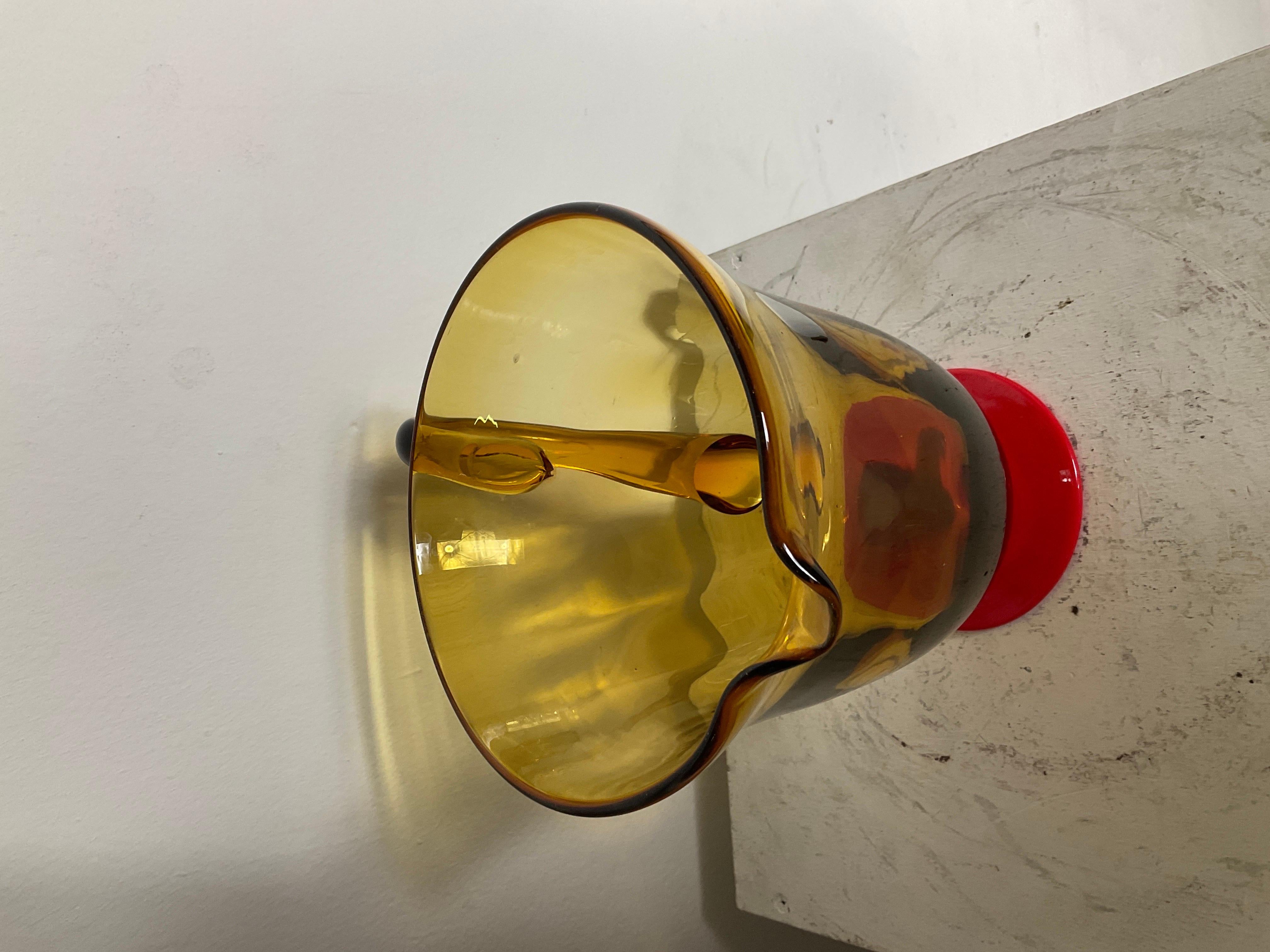 Murano glass pitcher attributable to Vittorio Zecchin, 1930 For Sale 9