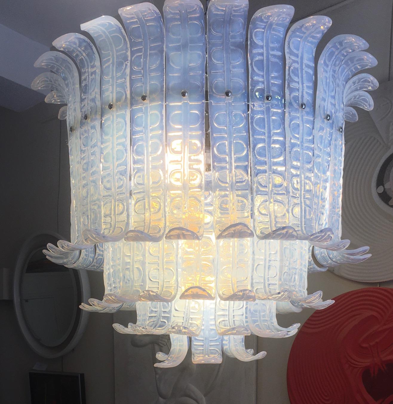 20th Century Murano Glass Plate Light, Italy, XXth For Sale