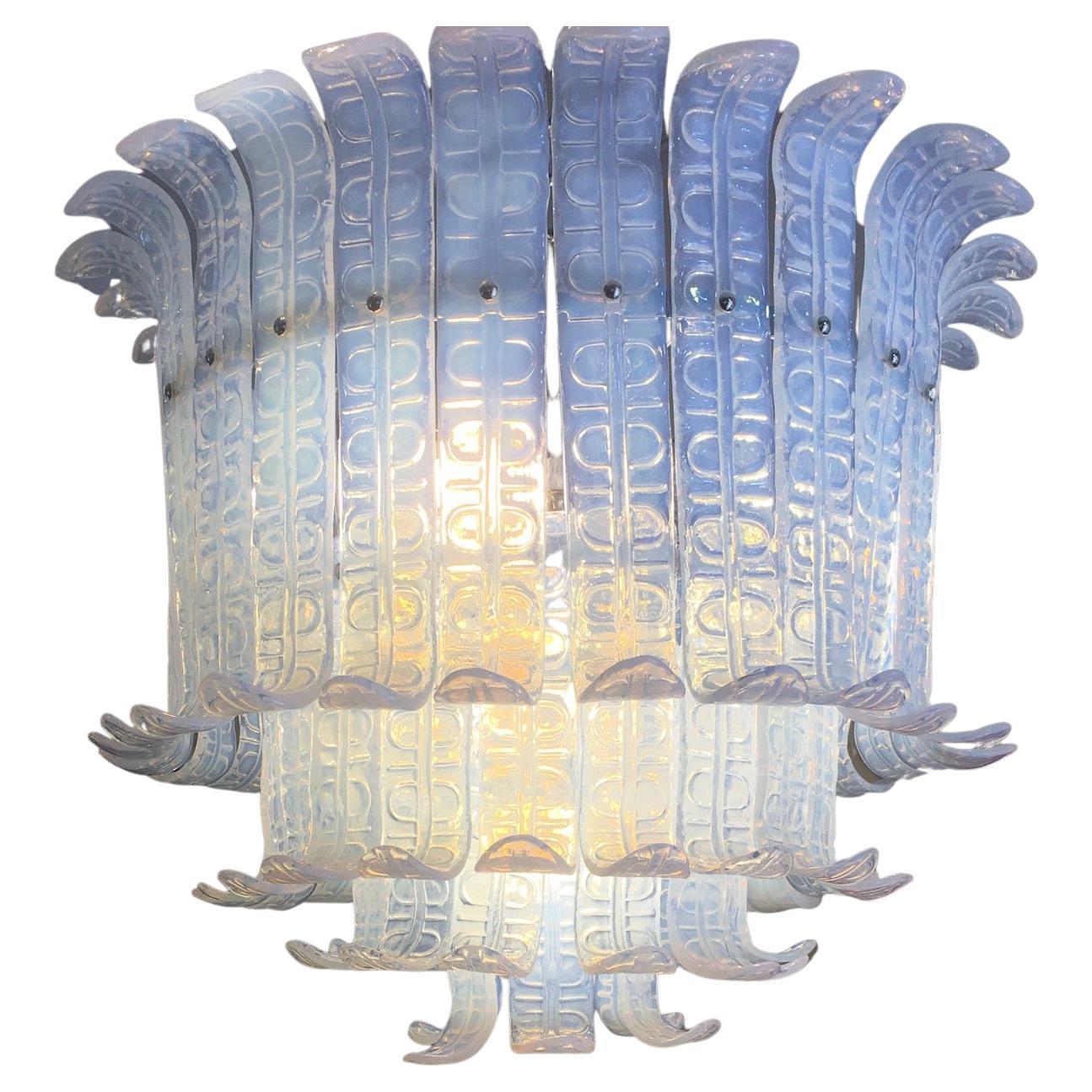 Murano Glass Plate Light, Italy, XXth For Sale