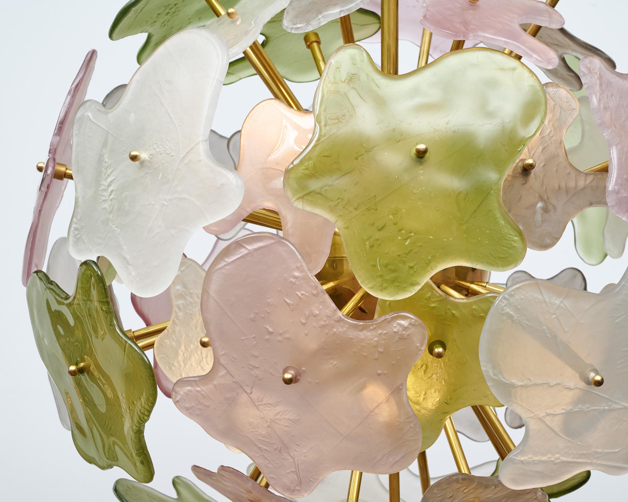 Mid-Century Modern Murano Glass Primavera Sputnik For Sale