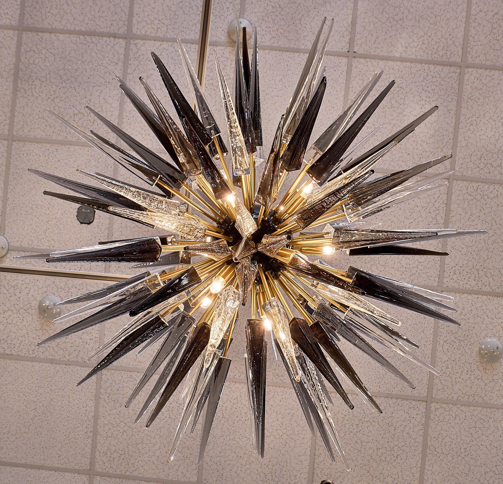 Murano Glass Prism Sputnik Chandelier 5