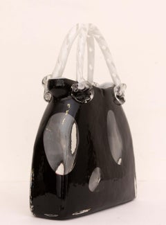 Murano Glass Purse Vase