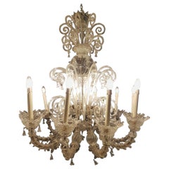 Murano Glass Rezzonico Chandelier - 10 Sconces