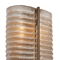 Murano Glass Ribbed Sconces