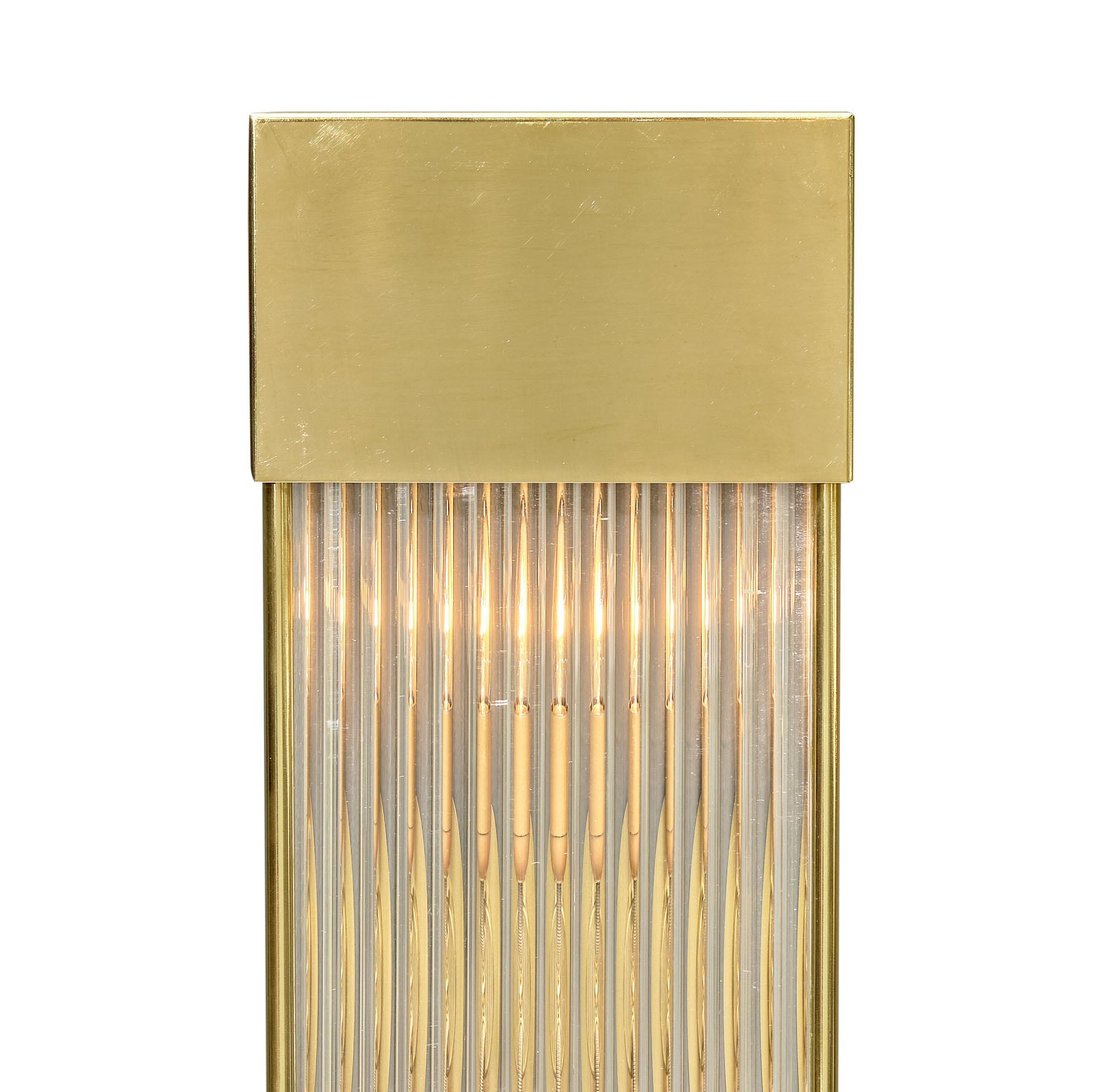 Contemporary Murano Glass Rod Sconces For Sale