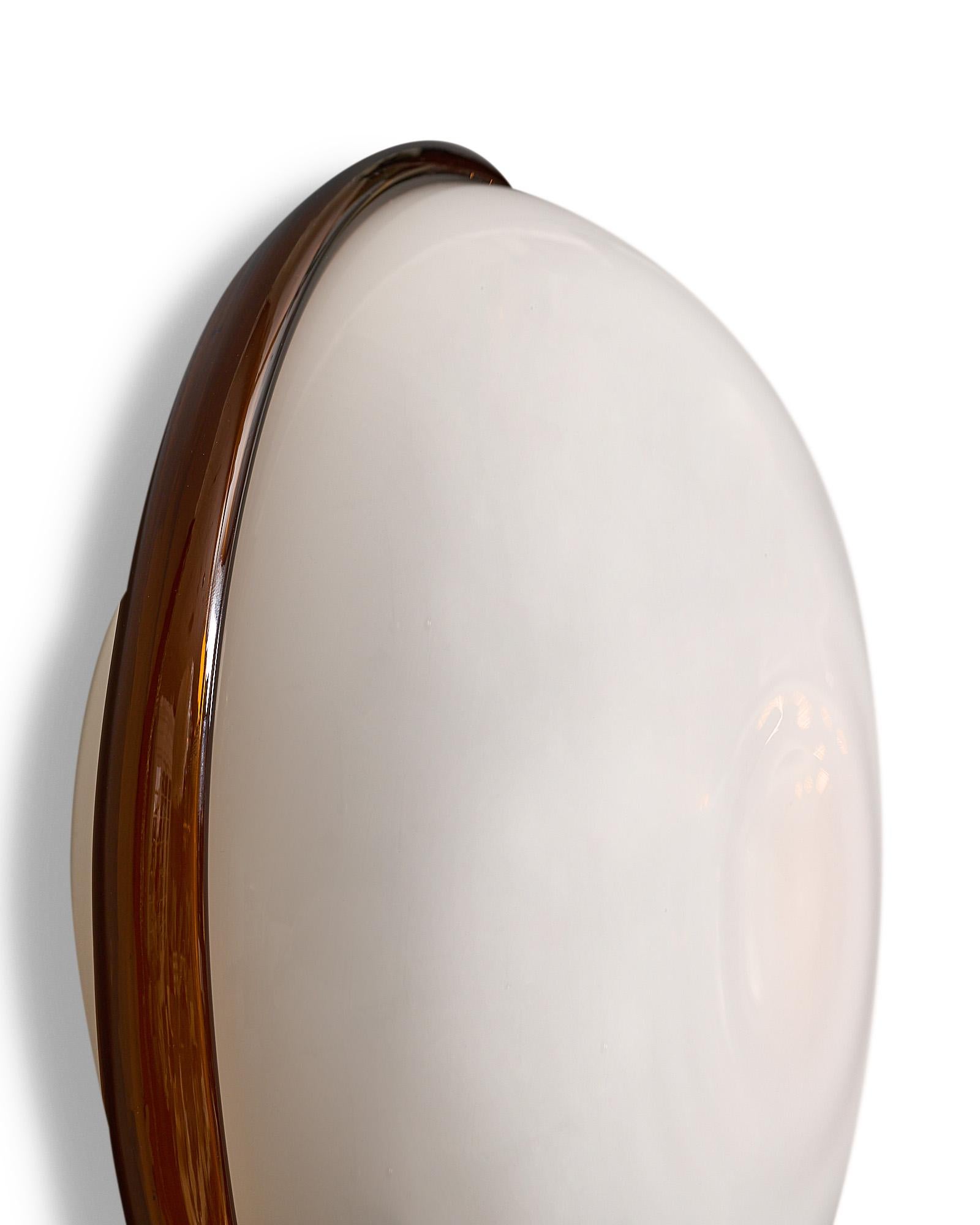 Murano Glass Ronda Sconces by Leucos For Sale 2