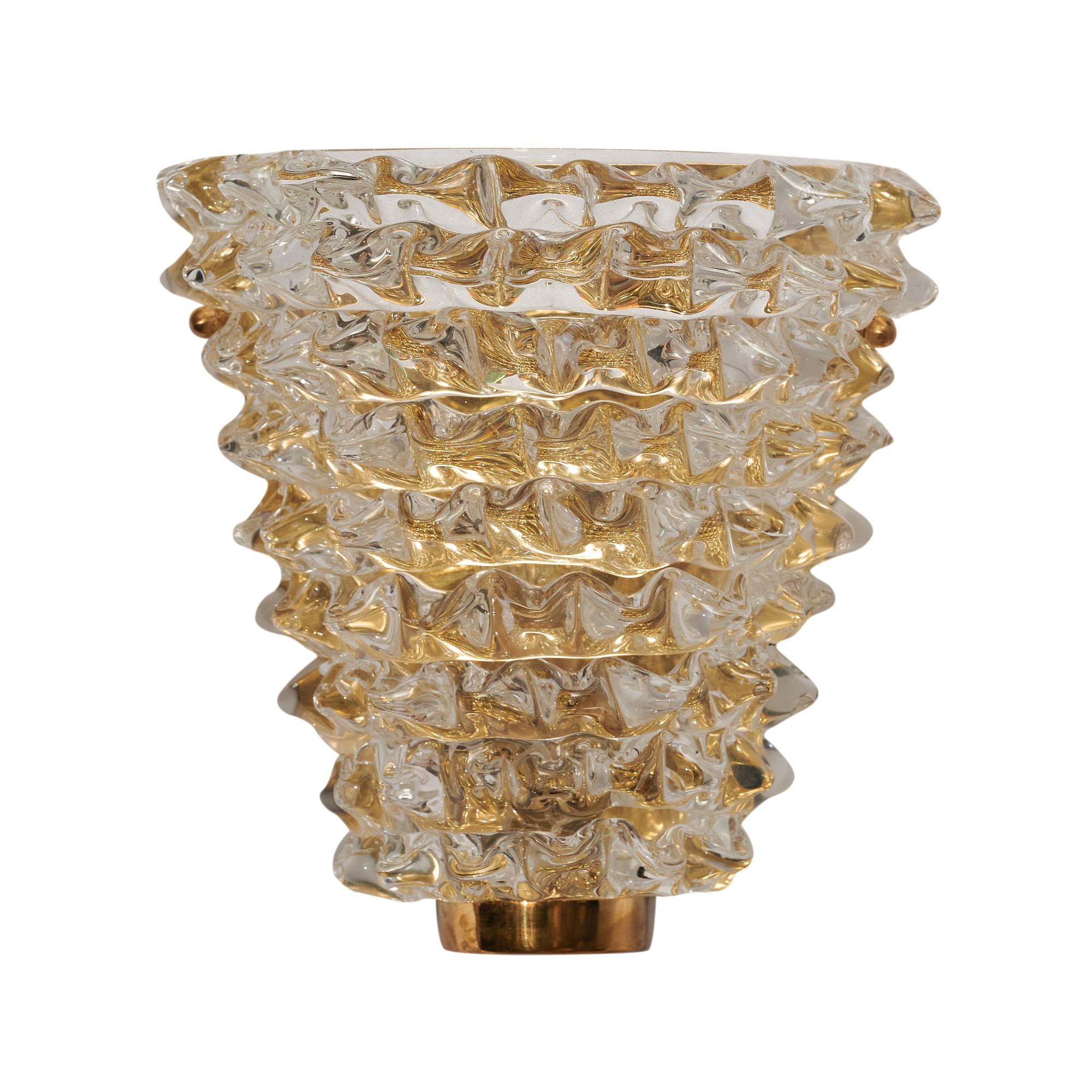 Murano Glass Rostrate Sconces For Sale 2