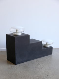 Murano Glass Round Wall, Ceiling Lights by Roberto Pamio for Leucos Design Lab