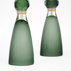 Murano Glass Sage Green Lamps