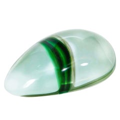 Murano Glass Sasso Stone Bowl, Renato Toso for Fratteli Toso, Italy, Green