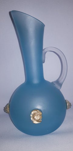 Murano Glass Satin Vase by Cenedese