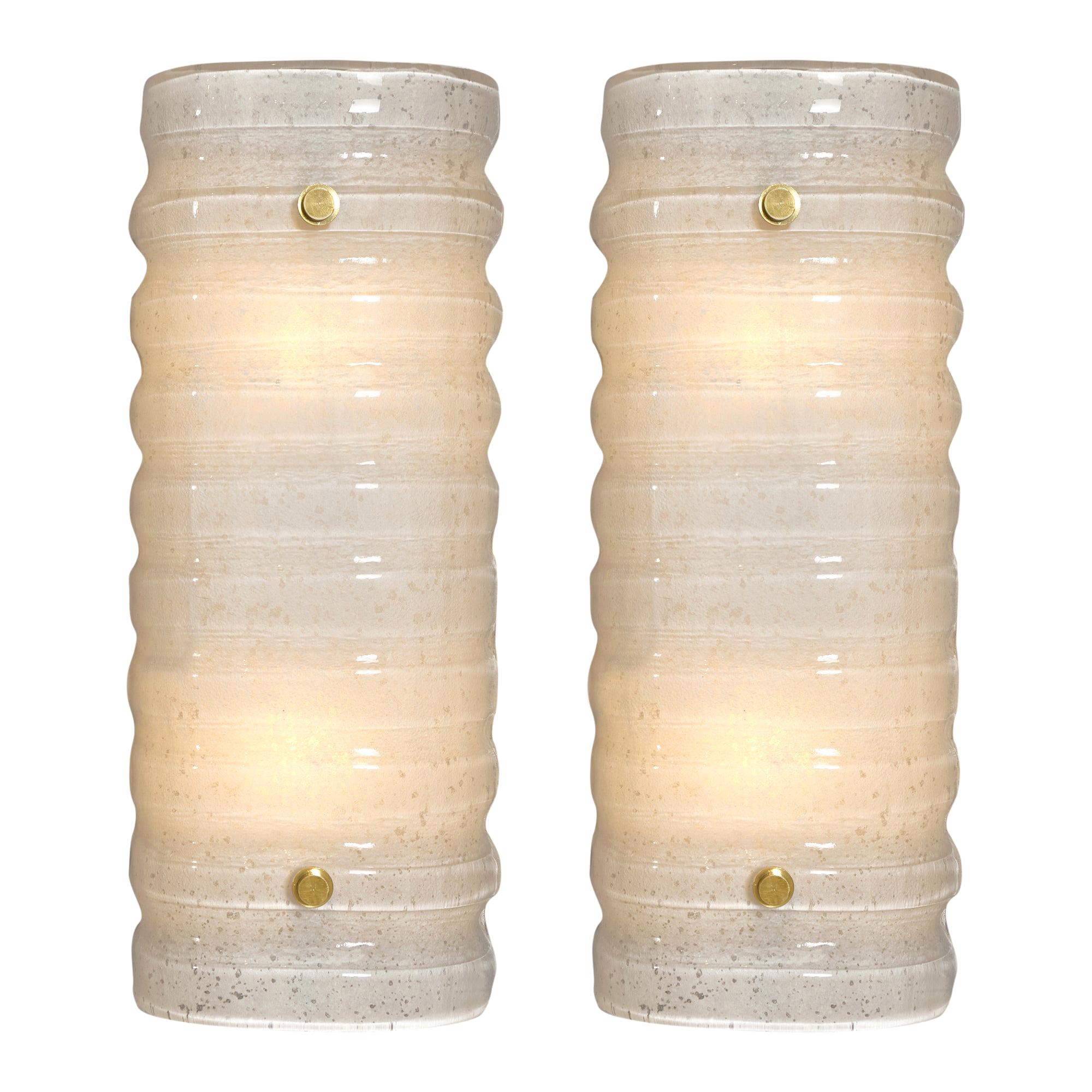 Murano Glas Scavo Wandleuchter